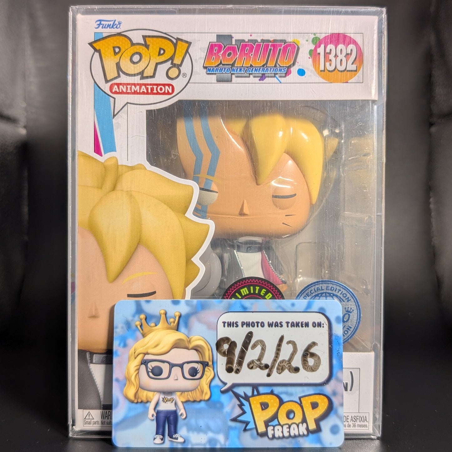 FUNKO POP! Vinyl Animation RARE Boruto: Naruto Next Generations #1382 Boruto (Momoshiki Transformation) (GITD) [Funko Special Edition | Chase] [VAULTED]