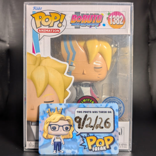 FUNKO POP! Vinyl Animation RARE Boruto: Naruto Next Generations #1382 Boruto (Momoshiki Transformation) (GITD) [Funko Special Edition | Chase] [VAULTED]