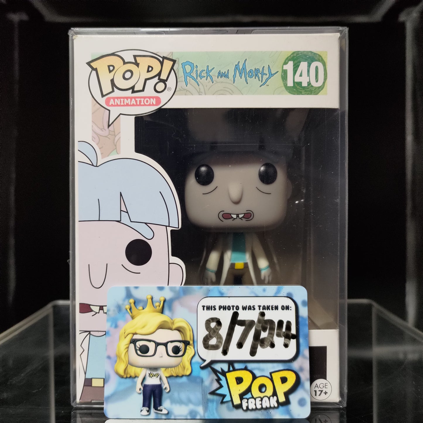 FUNKO POP! Vinyl Animation RARE Rick and Morty #140 Doofus Rick [Funko Special Edition (Stickerless)][VAULTED]