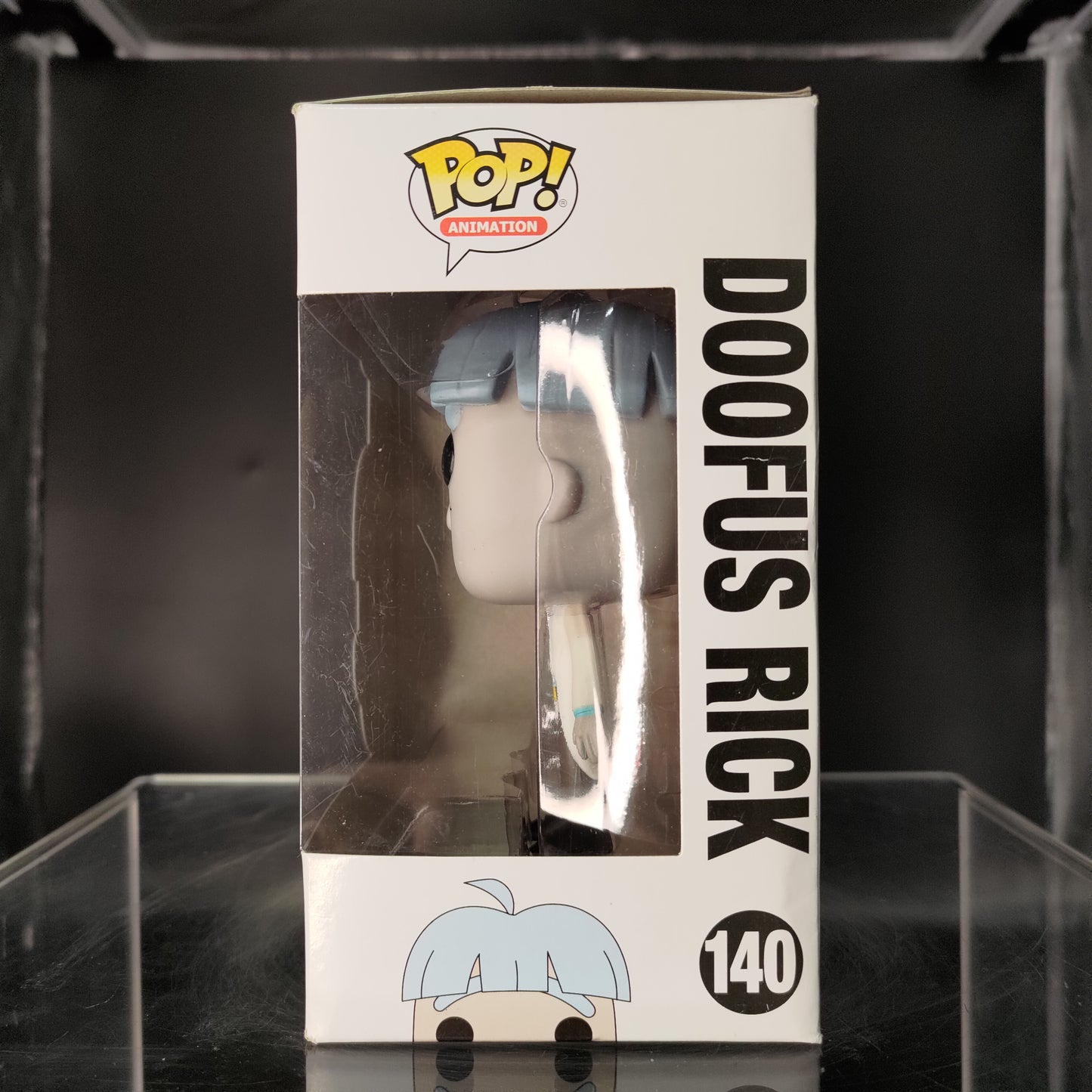 FUNKO POP! Vinyl Animation RARE Rick and Morty #140 Doofus Rick [Funko Special Edition (Stickerless)][VAULTED]