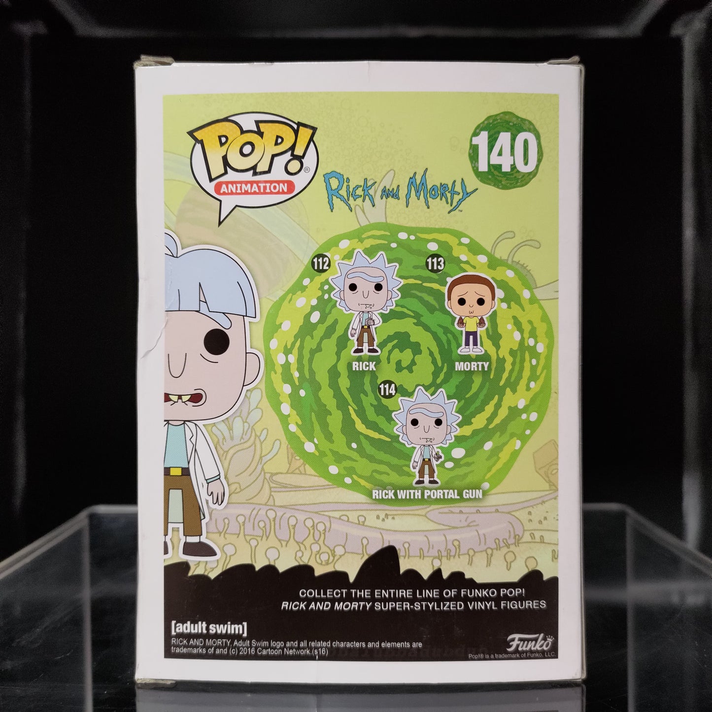 FUNKO POP! Vinyl Animation RARE Rick and Morty #140 Doofus Rick [Funko Special Edition (Stickerless)][VAULTED]