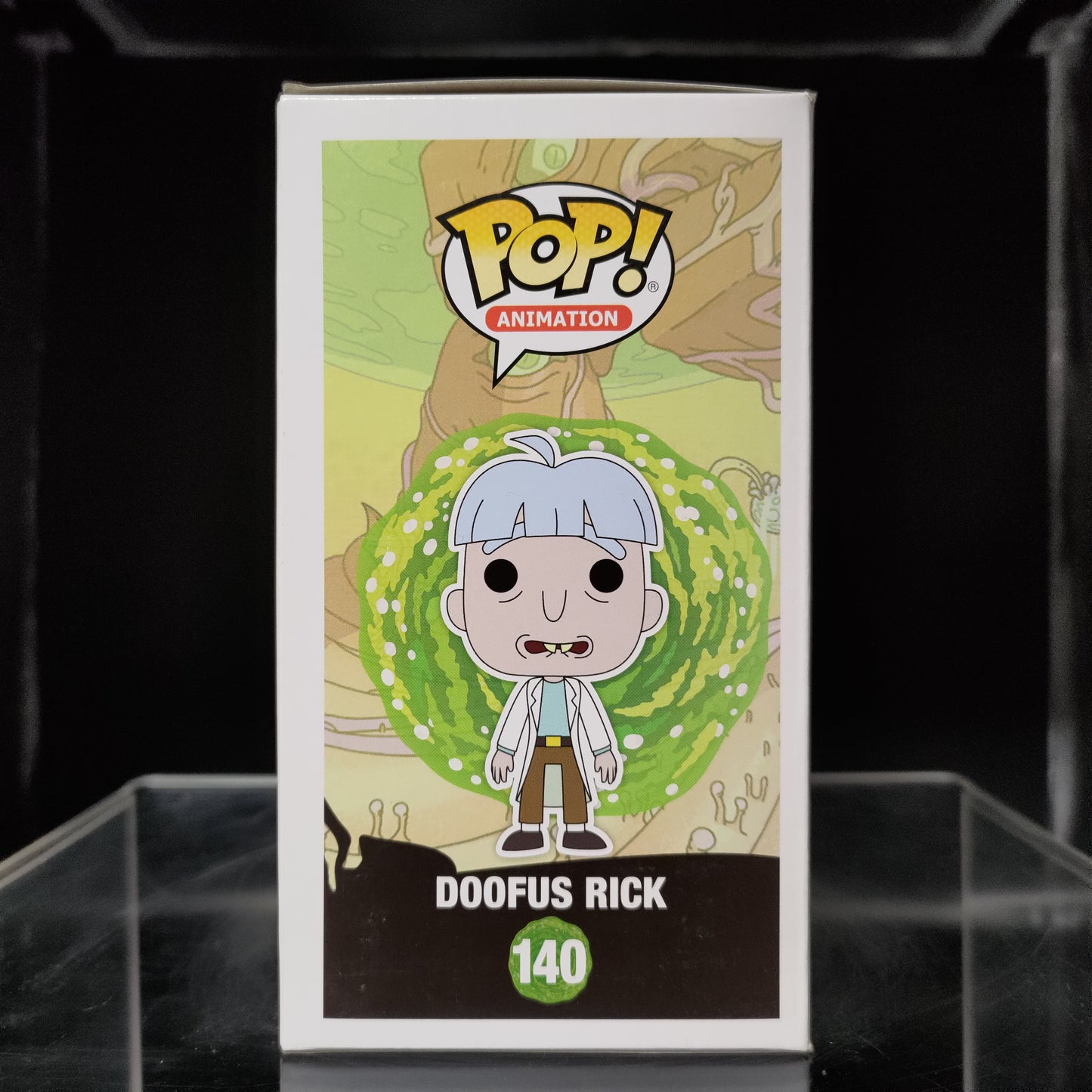 FUNKO POP! Vinyl Animation RARE Rick and Morty #140 Doofus Rick [Funko Special Edition (Stickerless)][VAULTED]