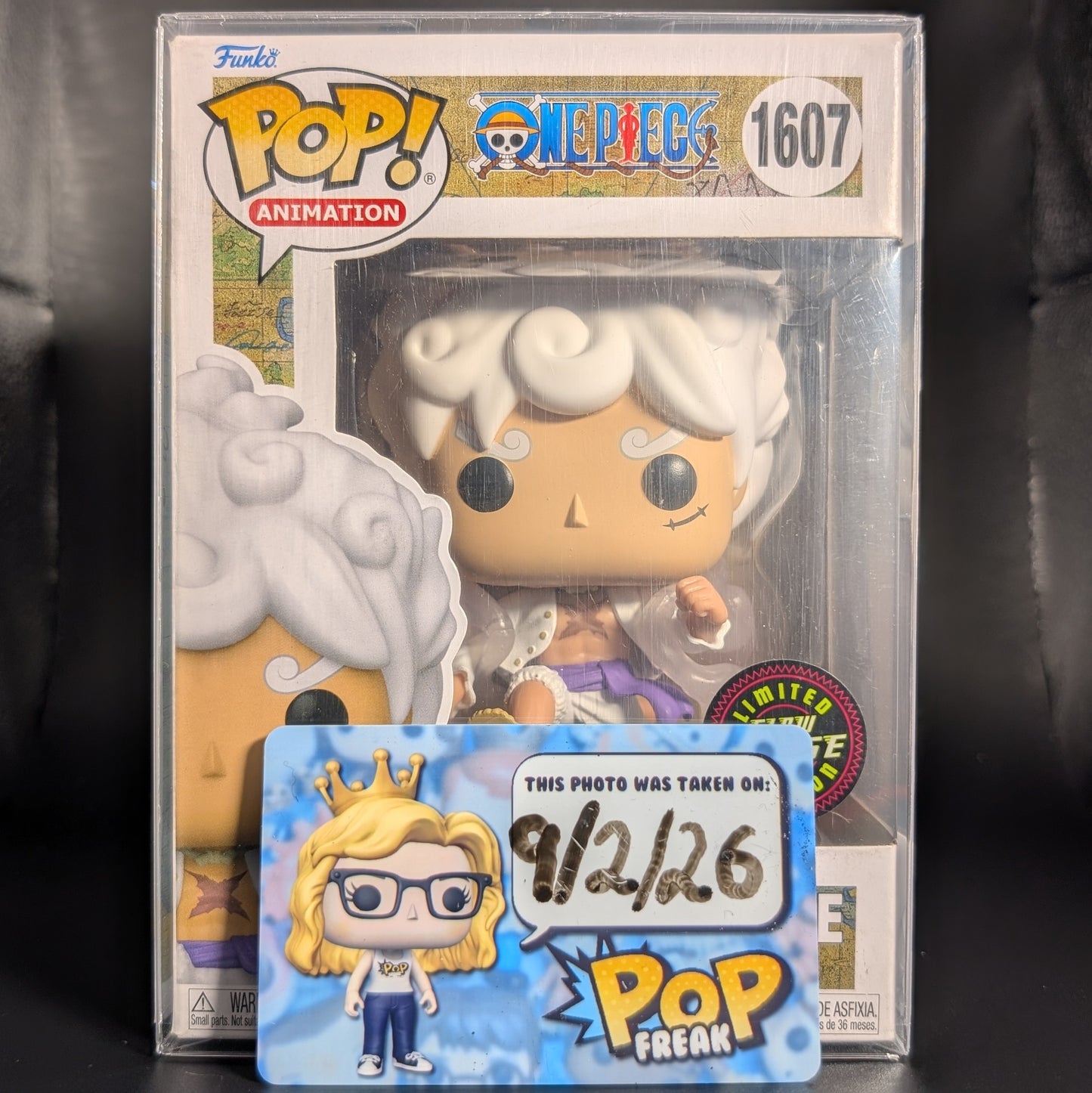 FUNKO POP! Vinyl Animation RARE One Piece #1607 Luffy Gear Five (GITD) [Chase] [VAULTED]