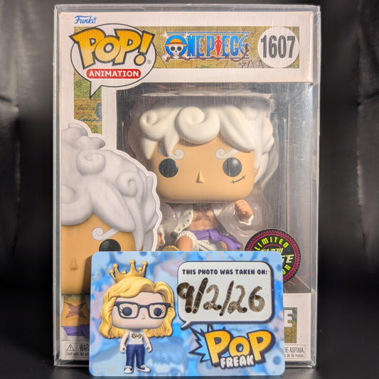 FUNKO POP! Vinyl Animation RARE One Piece #1607 Luffy Gear Five (GITD) [Chase] [VAULTED]