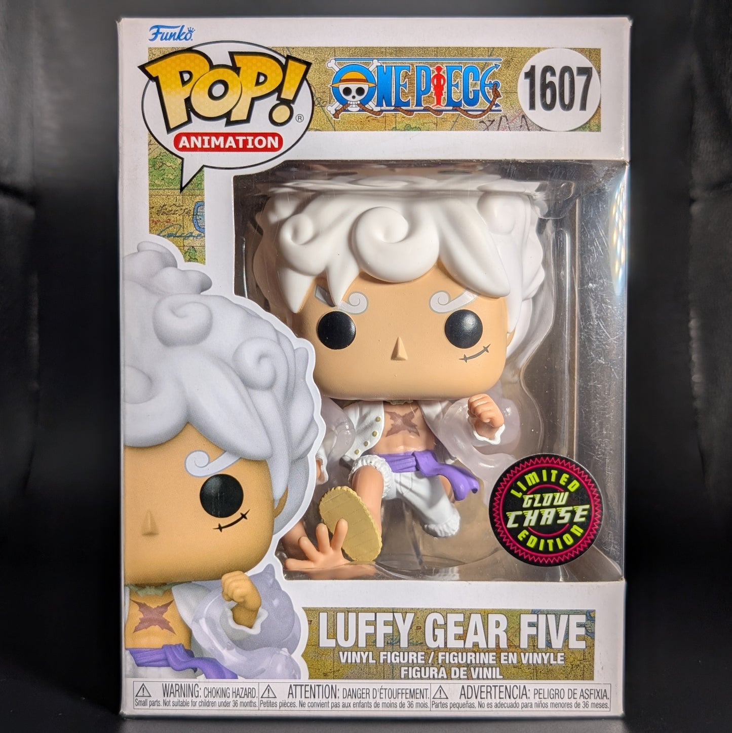 FUNKO POP! Vinyl Animation RARE One Piece #1607 Luffy Gear Five (GITD) [Chase] [VAULTED]