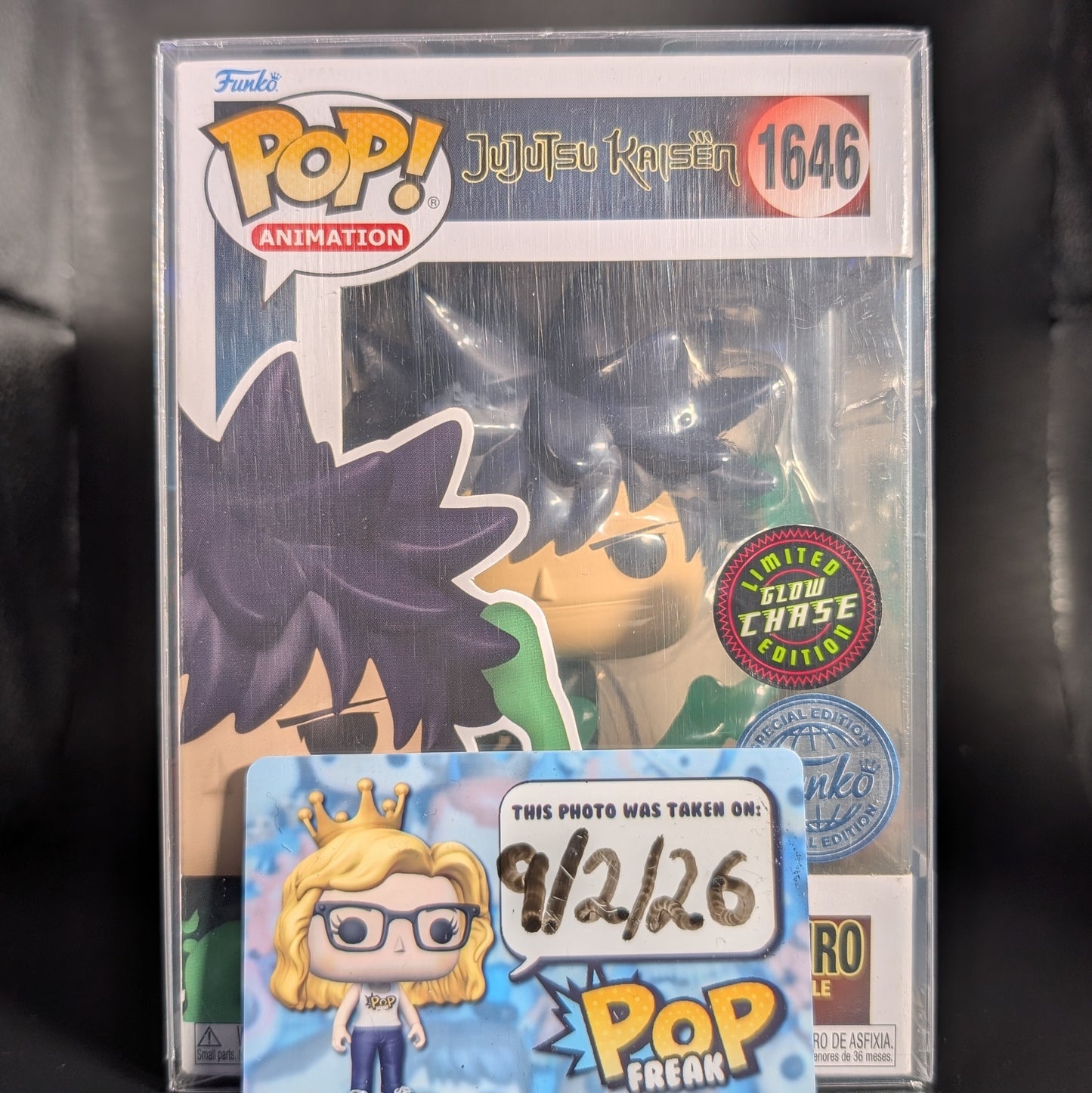 FUNKO POP! Vinyl Animation RARE Jujutsu Kaisen #1646 Megumi Fushiguro (GITD) [Funko Special Edition | Chase] [VAULTED]