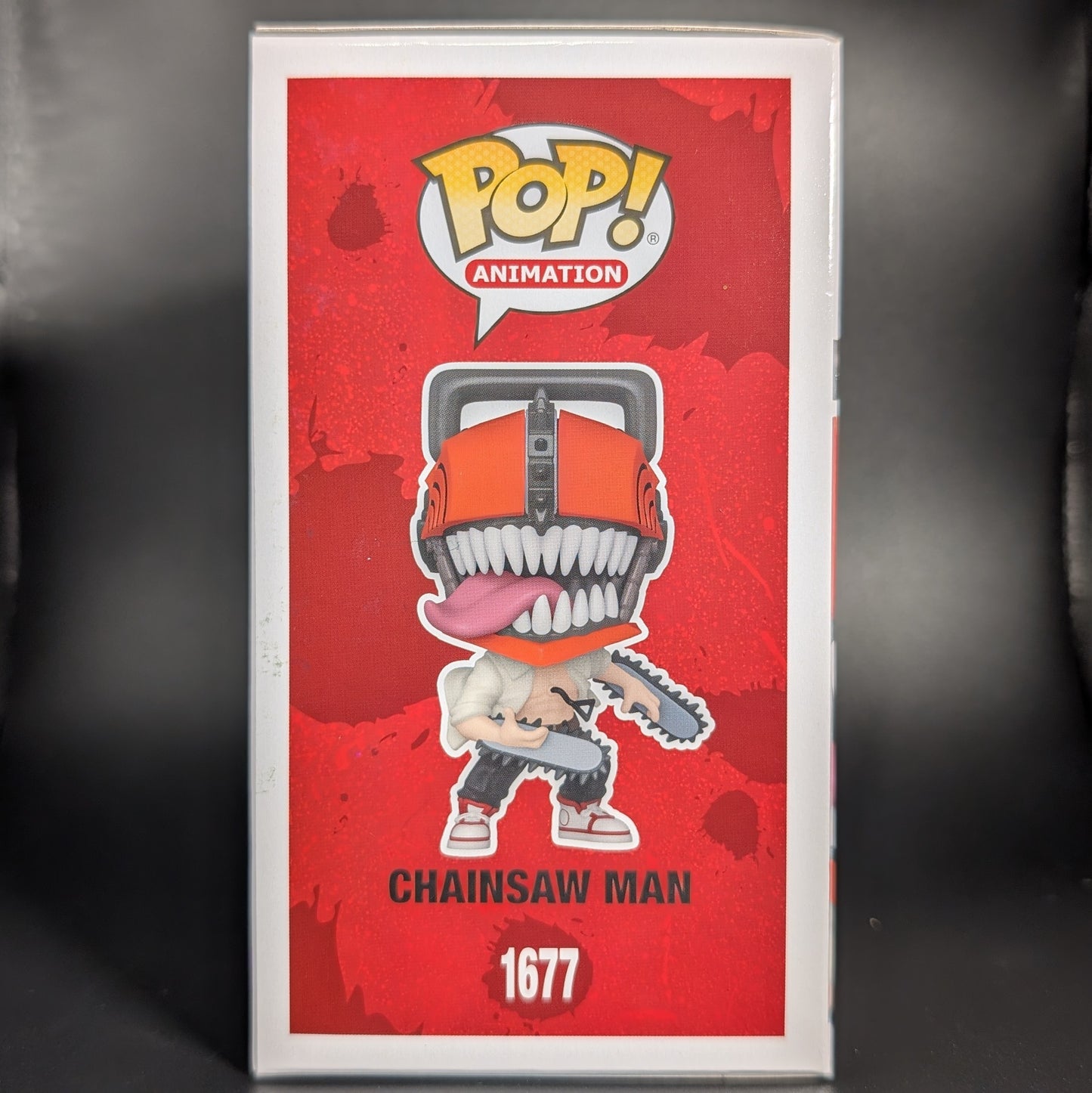 FUNKO POP! Vinyl Animation RARE Chainsaw Man #1677 Chainsaw Man (Bloody) [Chase] [VAULTED]