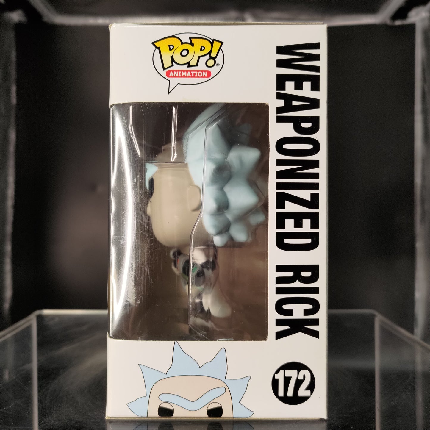 FUNKO POP! Vinyl Animation RARE Rick and Morty #172 Weaponized Rick (Open Mouth) [Chase] [VAULTED]