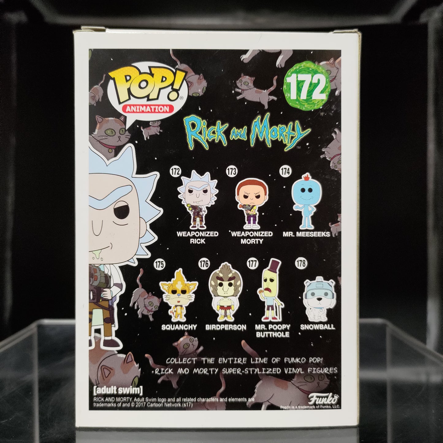 FUNKO POP! Vinyl Animation RARE Rick and Morty #172 Weaponized Rick (Open Mouth) [Chase] [VAULTED]