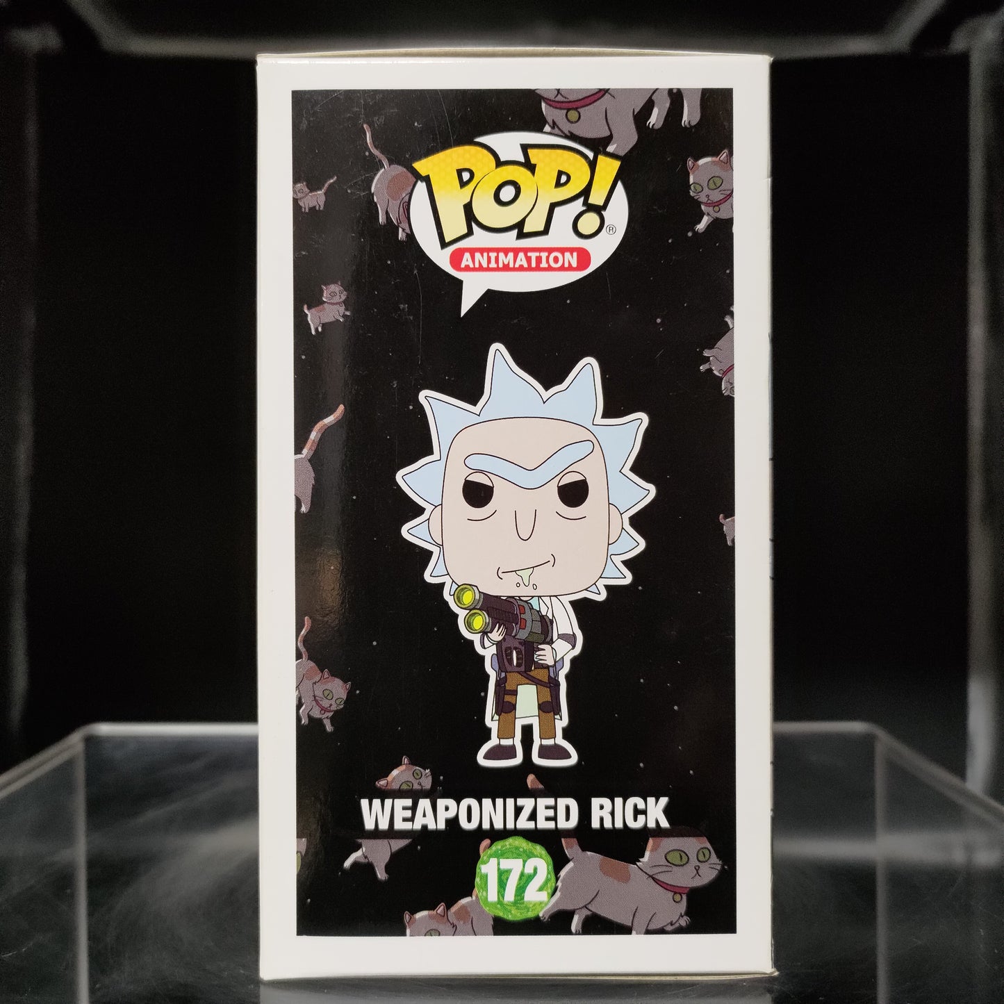 FUNKO POP! Vinyl Animation RARE Rick and Morty #172 Weaponized Rick (Open Mouth) [Chase] [VAULTED]