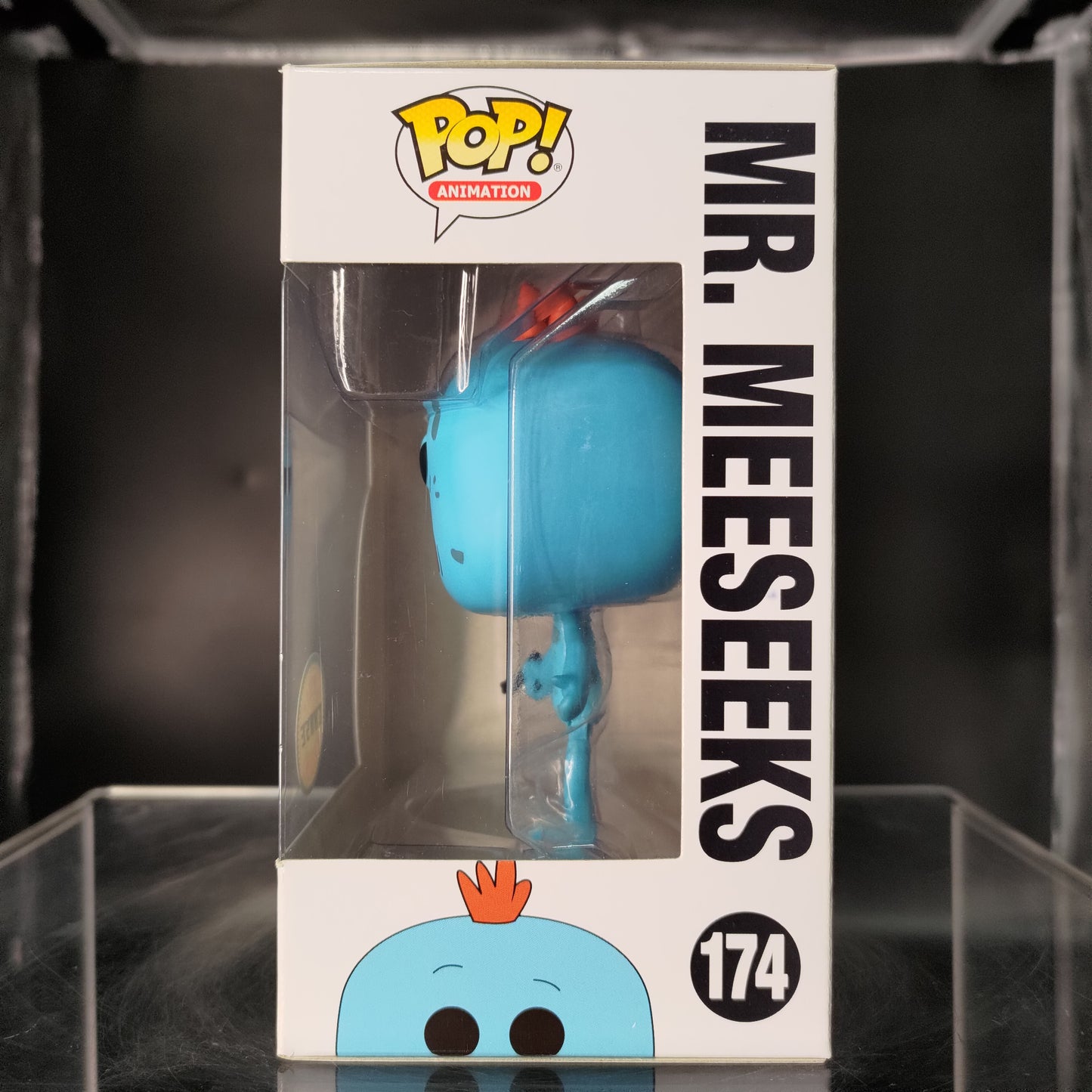 FUNKO POP! Vinyl Animation RARE Rick and Morty #174 Mr. Meeseeks (Gun) [Chase] [VAULTED]