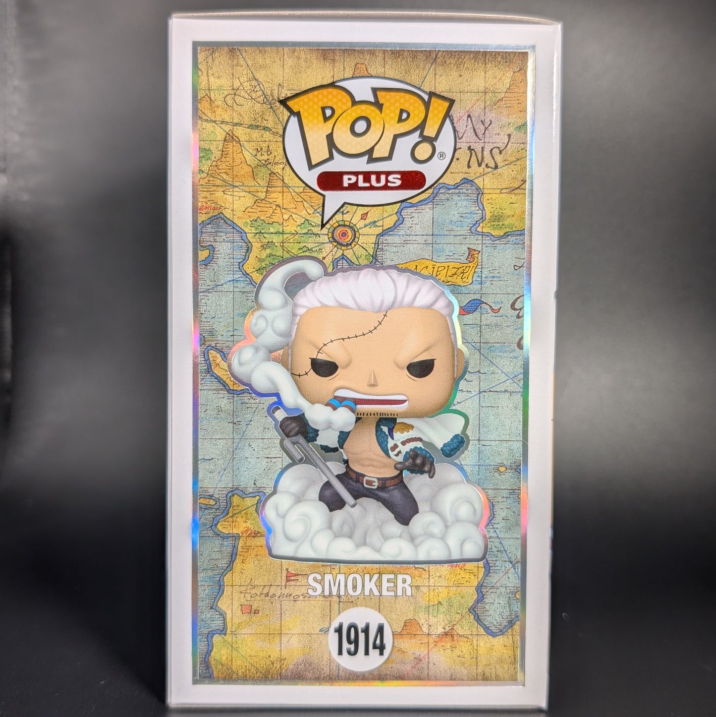 FUNKO POP! Plus Animation RARE One Piece #1914 Smoker (GITD) [Funko Special Edition | Chase] [VAULTED]