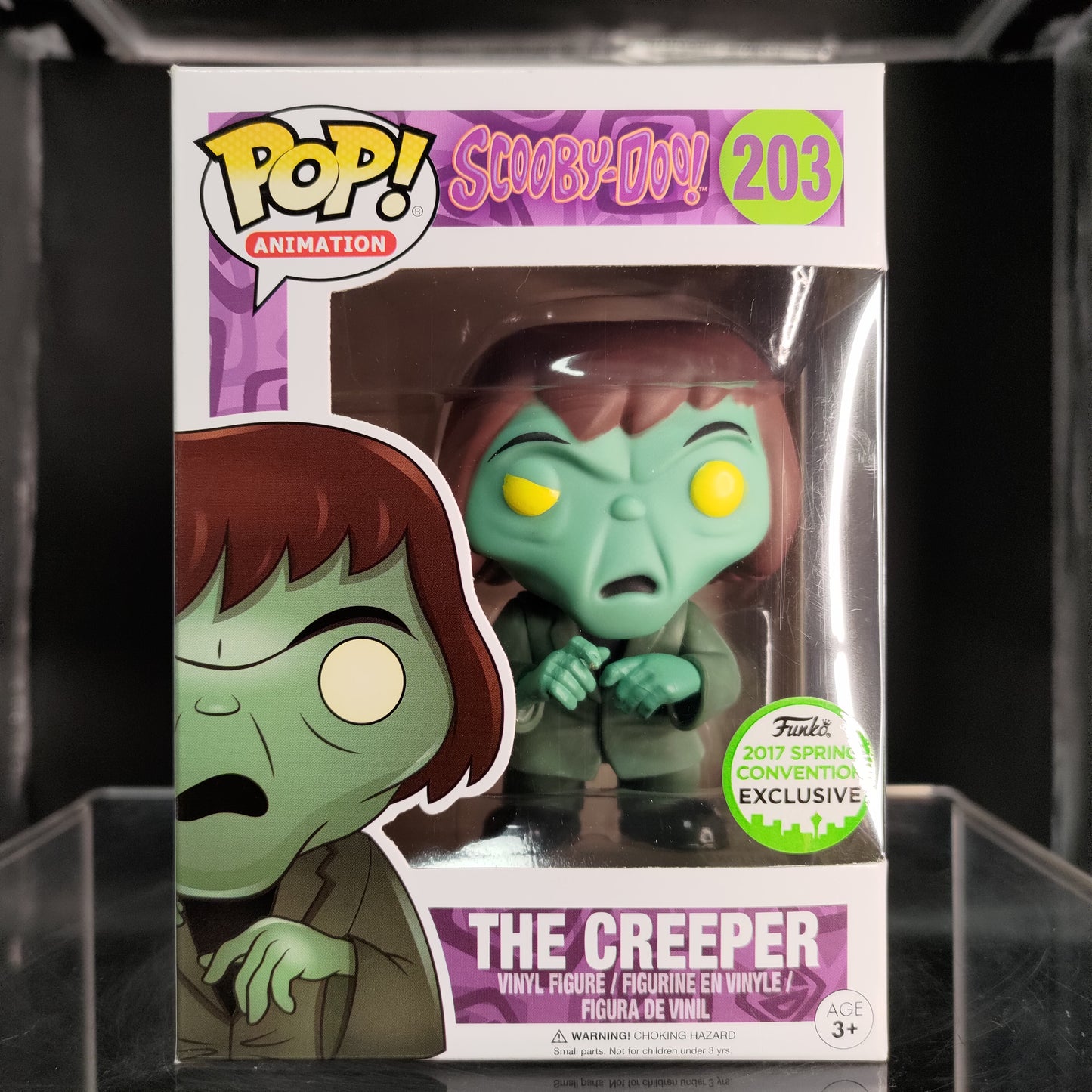 FUNKO POP! Vinyl Animation RARE Scooby-Doo! #203 The Creeper [Spring Convention] [VAULTED]