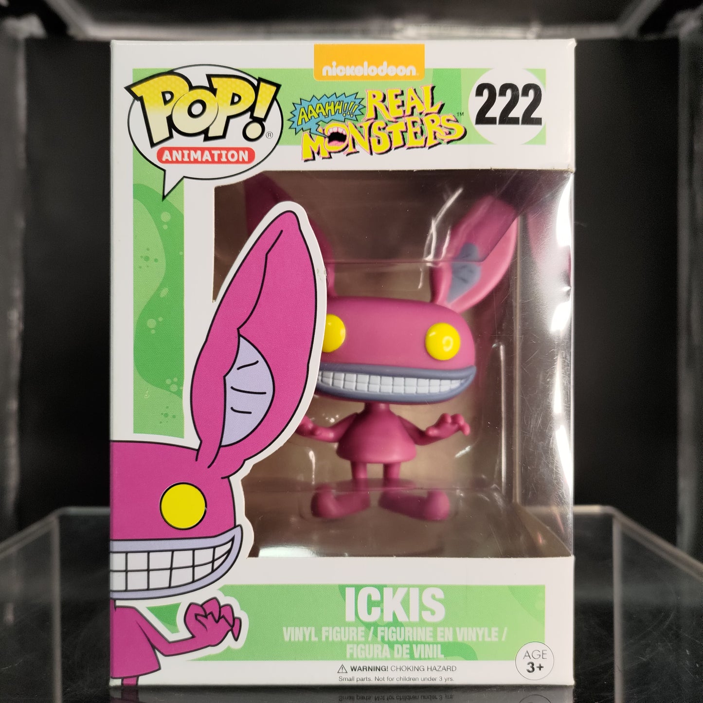 FUNKO POP! Vinyl Animation RARE Aaahhh Real Monsters #222 Ickis [VAULTED]