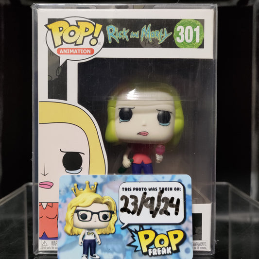 FUNKO POP! Vinyl Animation RARE Rick and Morty #301 Beth [VAULTED]