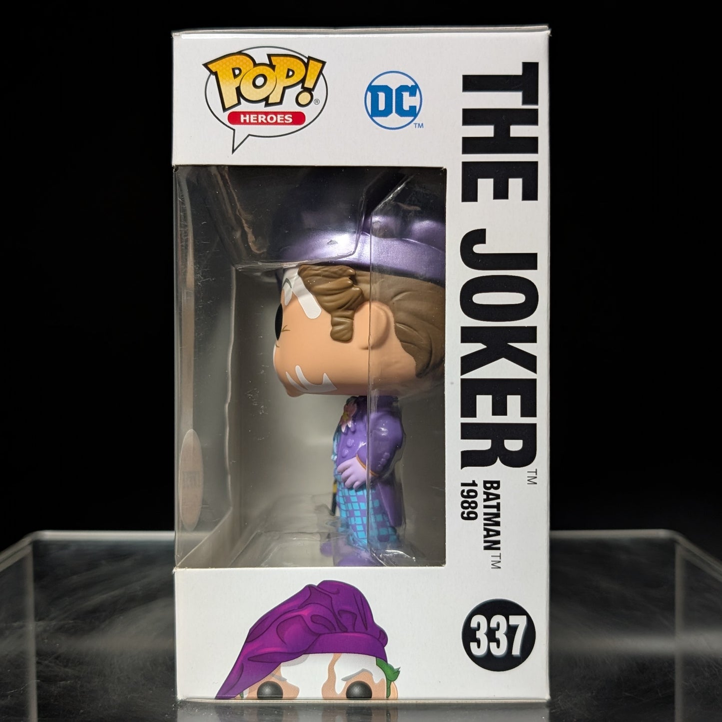 FUNKO POP! Vinyl Heroes RARE Batman #337 The Joker Batman 1989 (w/ Beret - Runny Makeup) [Chase] [VAULTED]