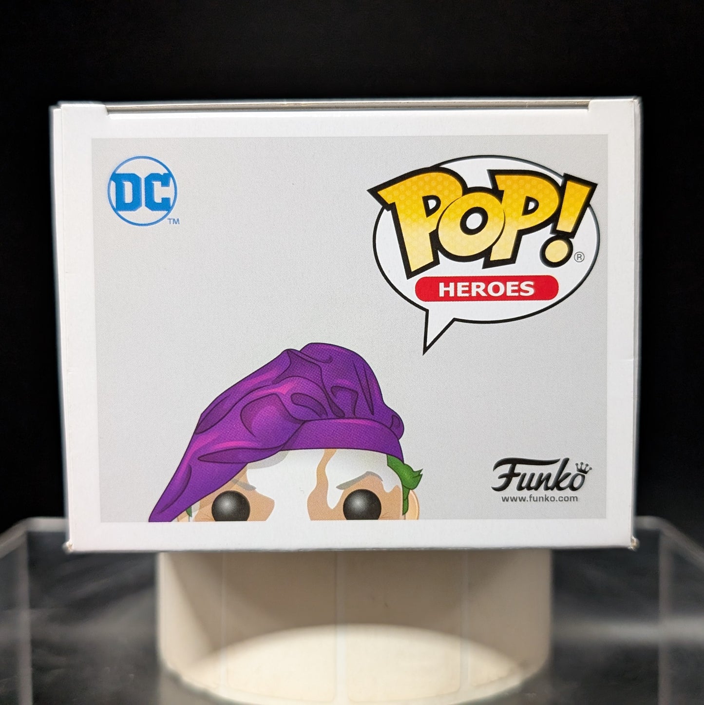 FUNKO POP! Vinyl Heroes RARE Batman #337 The Joker Batman 1989 (w/ Beret - Runny Makeup) [Chase] [VAULTED]