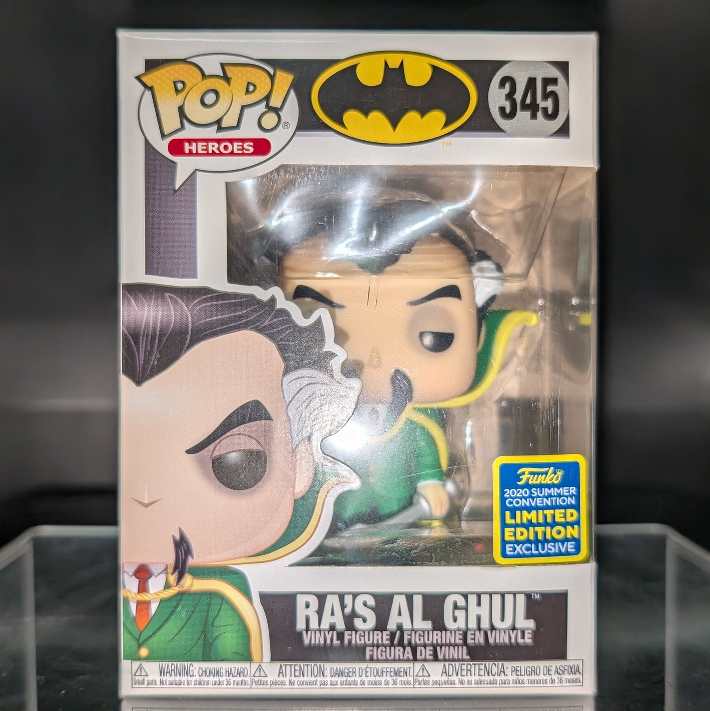 FUNKO POP! Vinyl Heroes RARE Batman #345 Ra's Al Ghul [Summer Convention] [VAULTED]