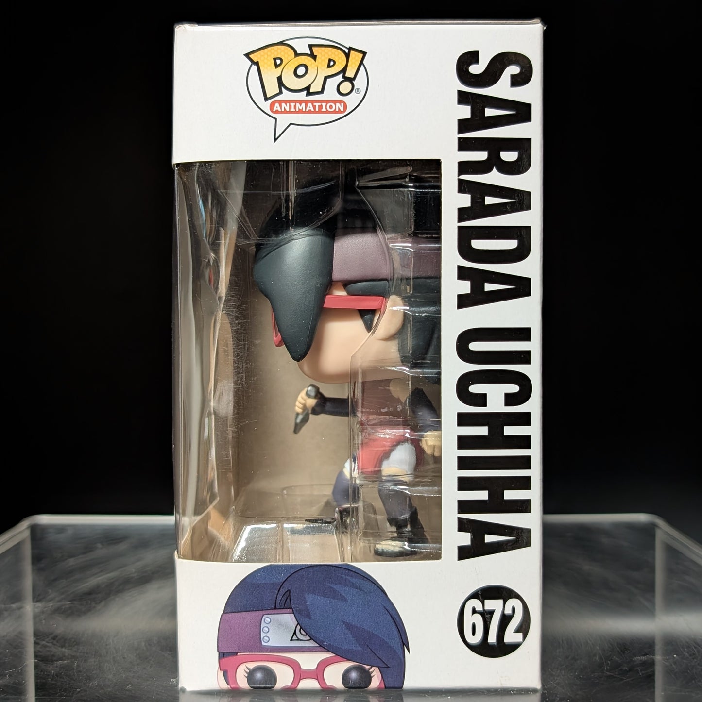 FUNKO POP! Vinyl Animation RARE Boruto Naruto Next Generation #672 Sarada Uchiha [VAULTED]