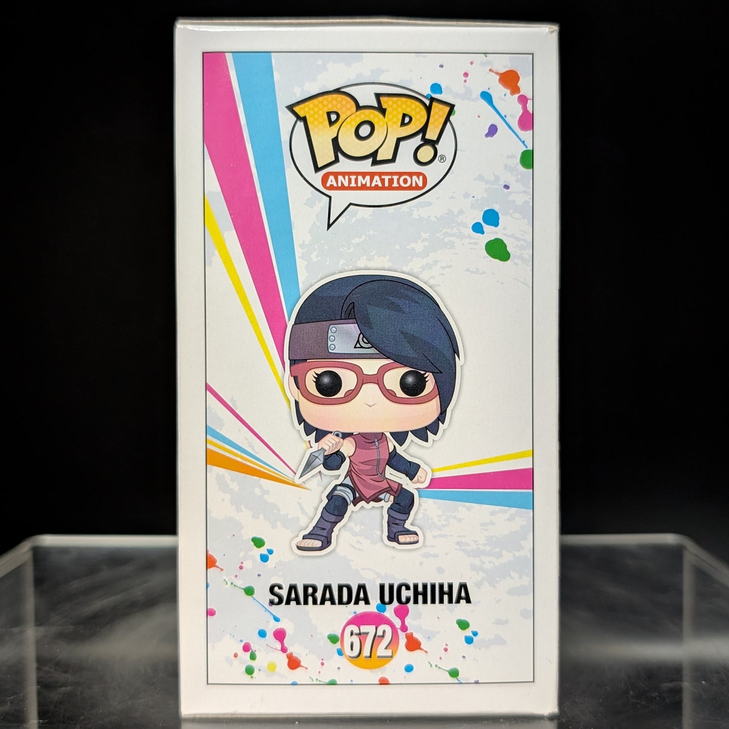 FUNKO POP! Vinyl Animation RARE Boruto Naruto Next Generation #672 Sarada Uchiha [VAULTED]