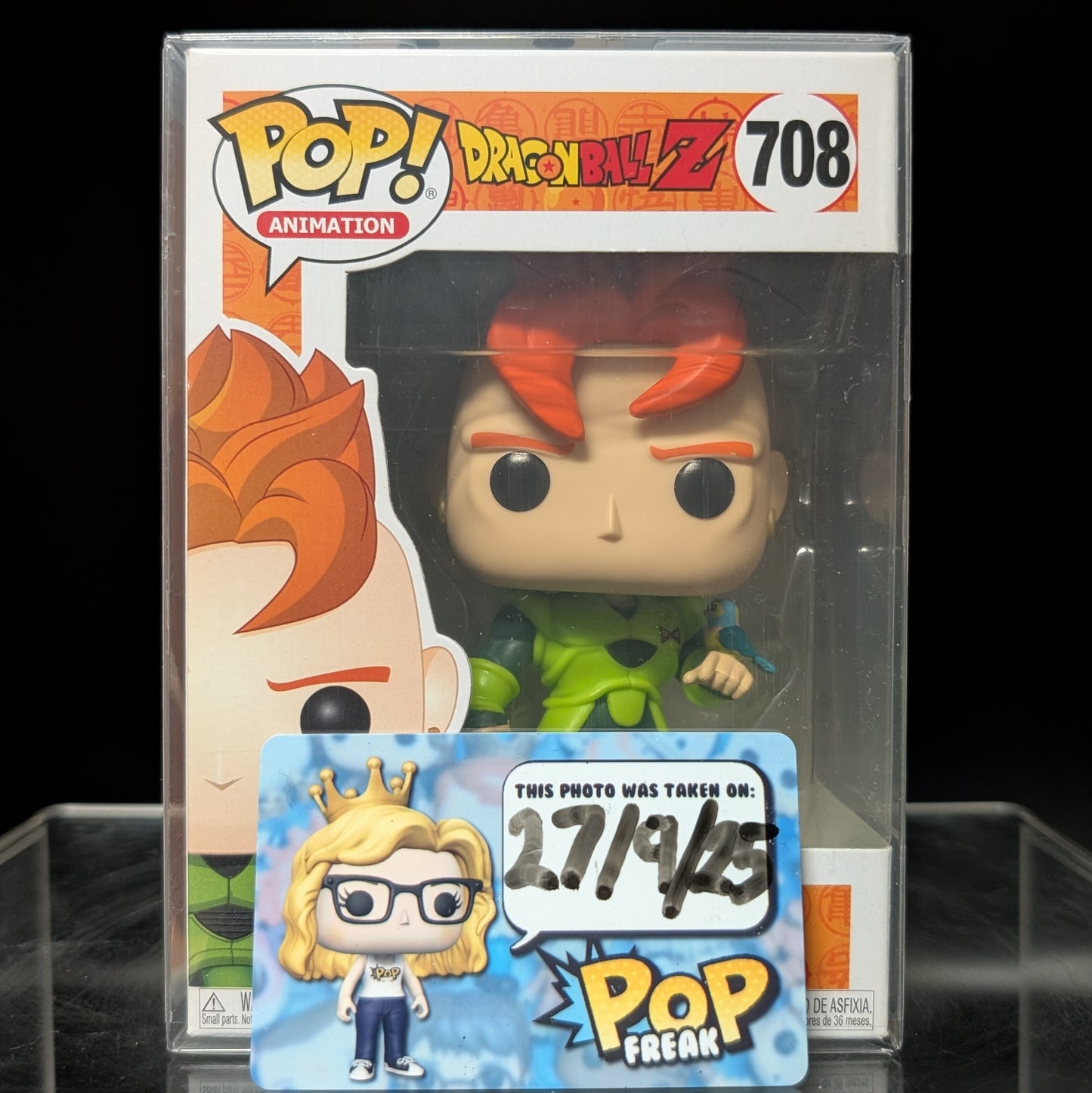 FUNKO POP! Vinyl Animation RARE Dragonball Z #708 Android 16 [VAULTED]