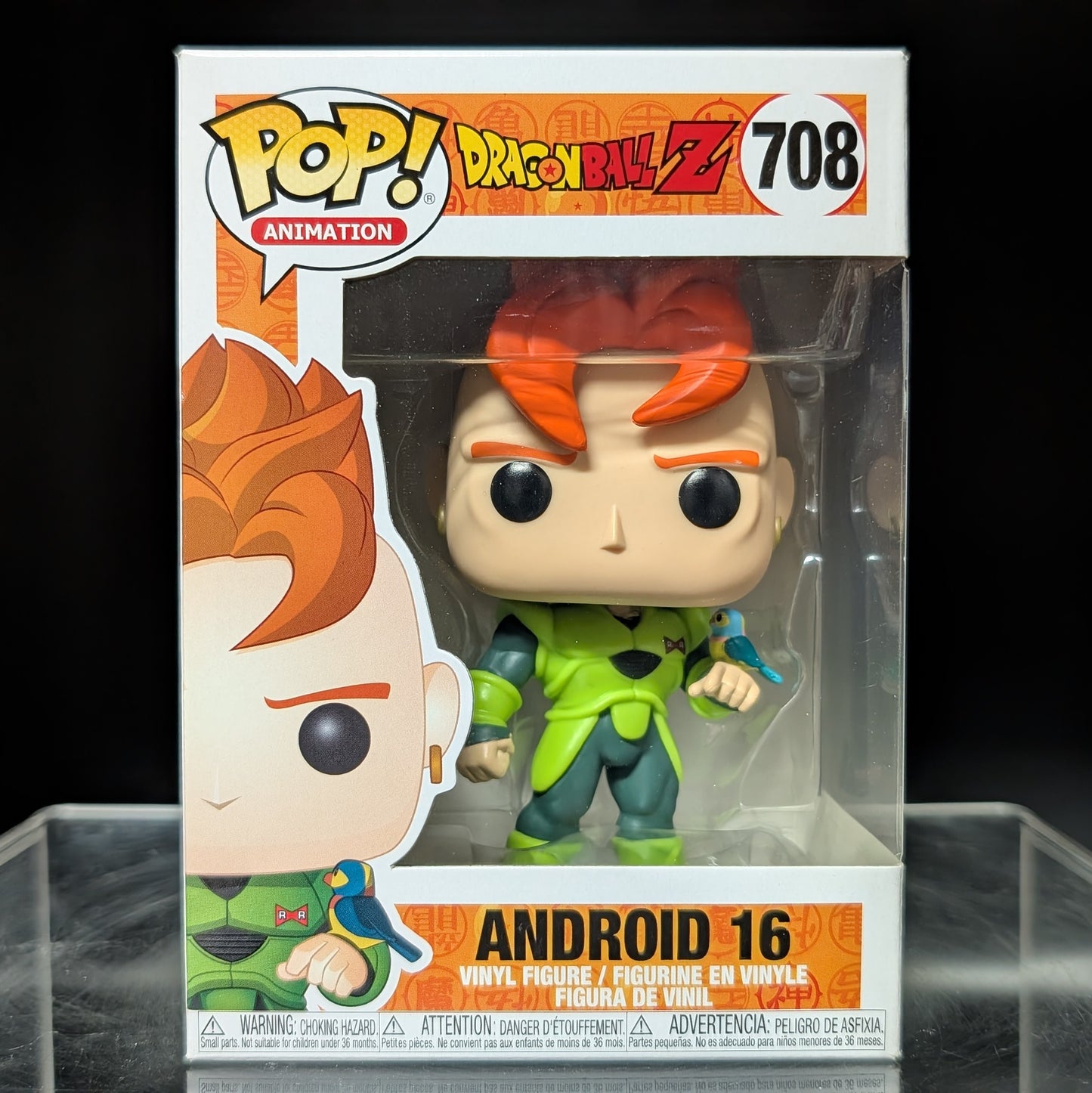 FUNKO POP! Vinyl Animation RARE Dragonball Z #708 Android 16 [VAULTED]
