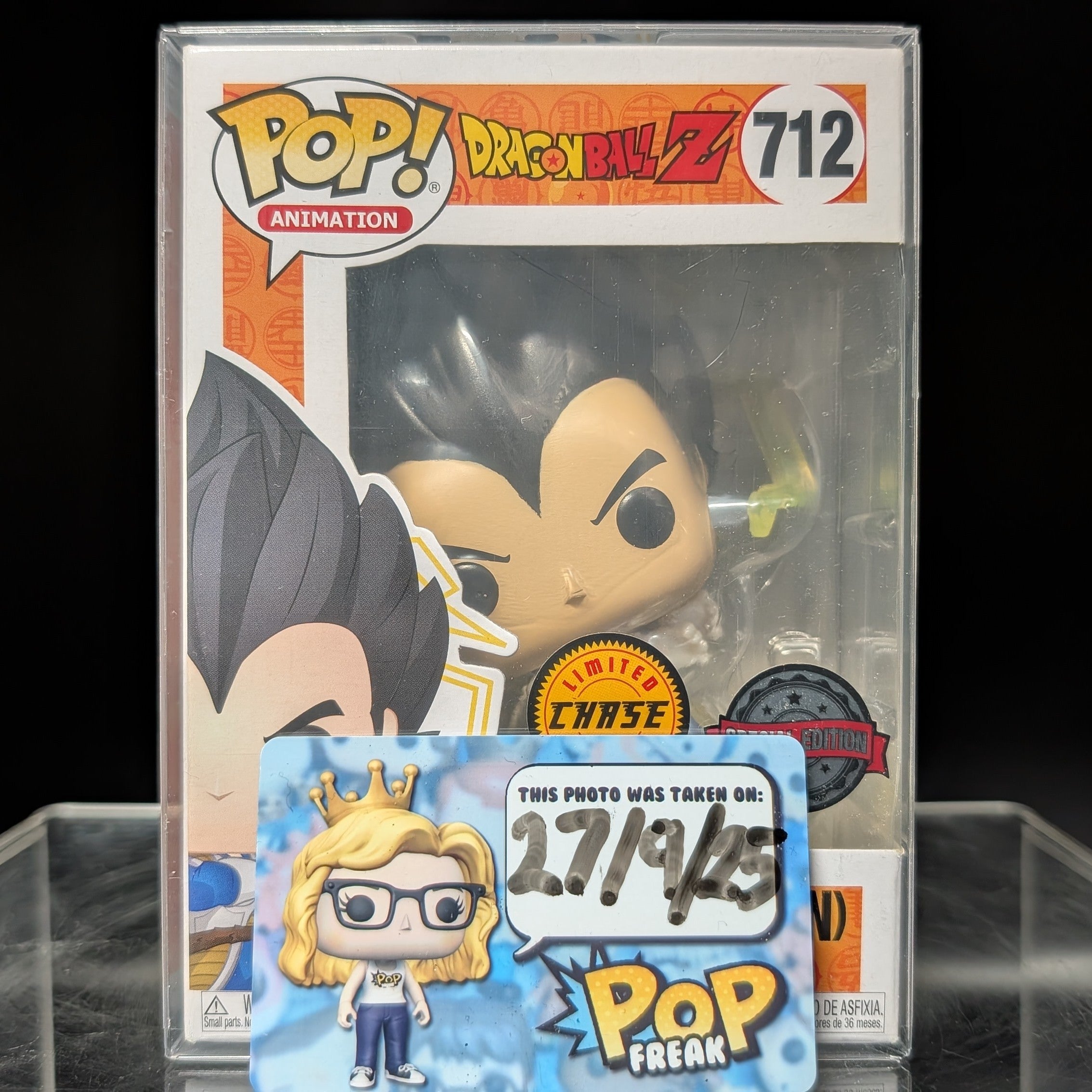FUNKO POP! Vinyl Animation RARE Dragonball Z #712 Vegeta (Galick