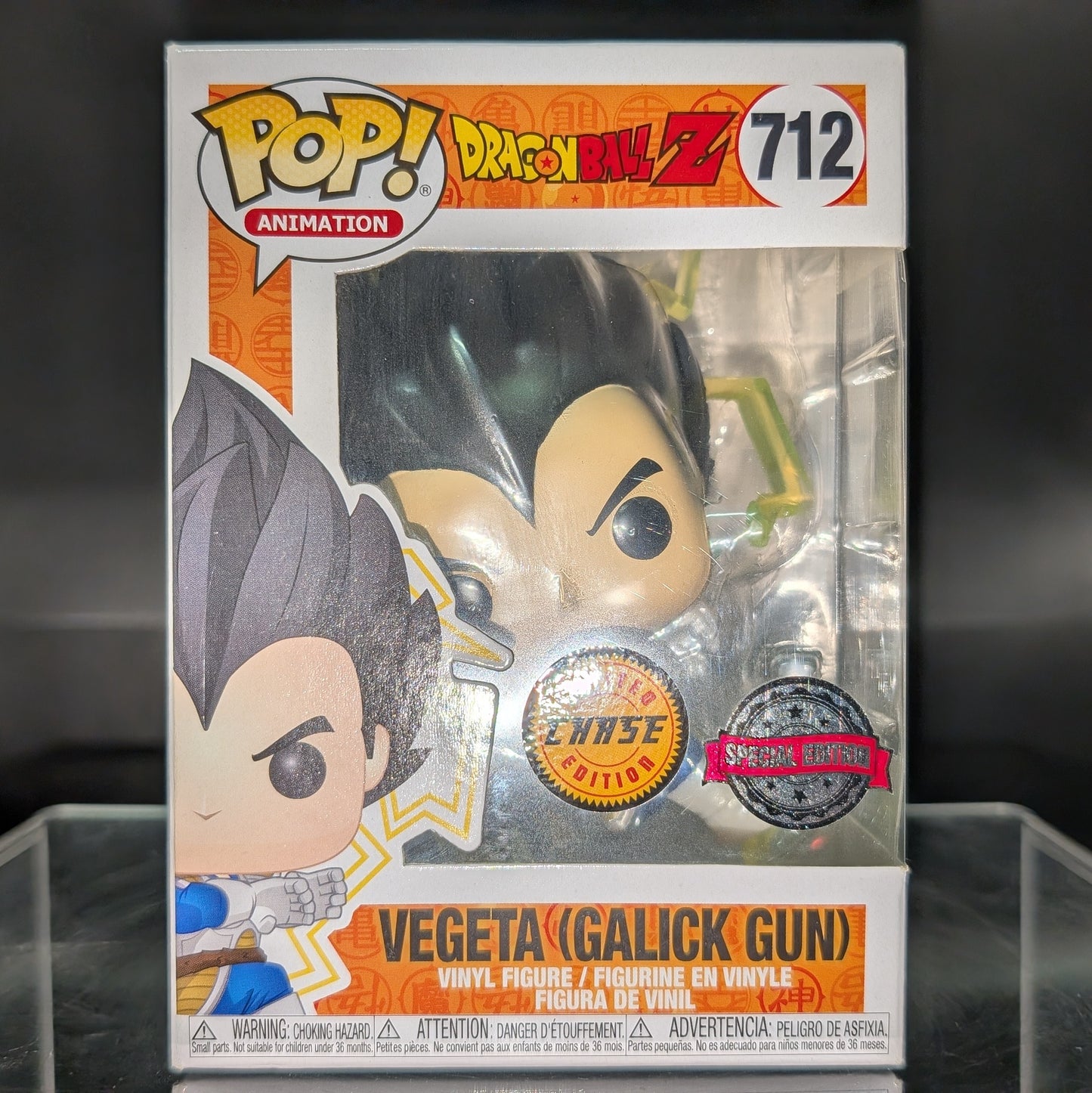 FUNKO POP! Vinyl Animation RARE Dragonball Z #712 Vegeta (Galick Gun) [Funko Special Edition] [VAULTED]