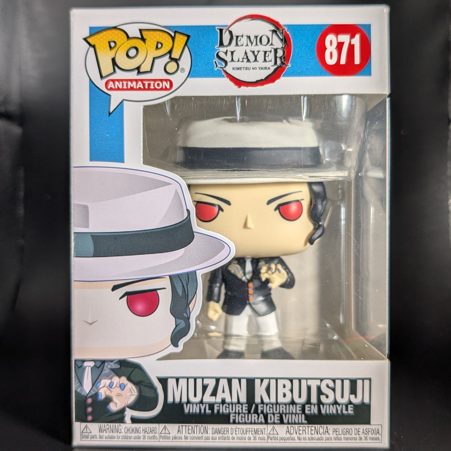 FUNKO POP! Vinyl Animation RARE Demon Slayer #871 Muzan Kibutsuji [VAULTED]