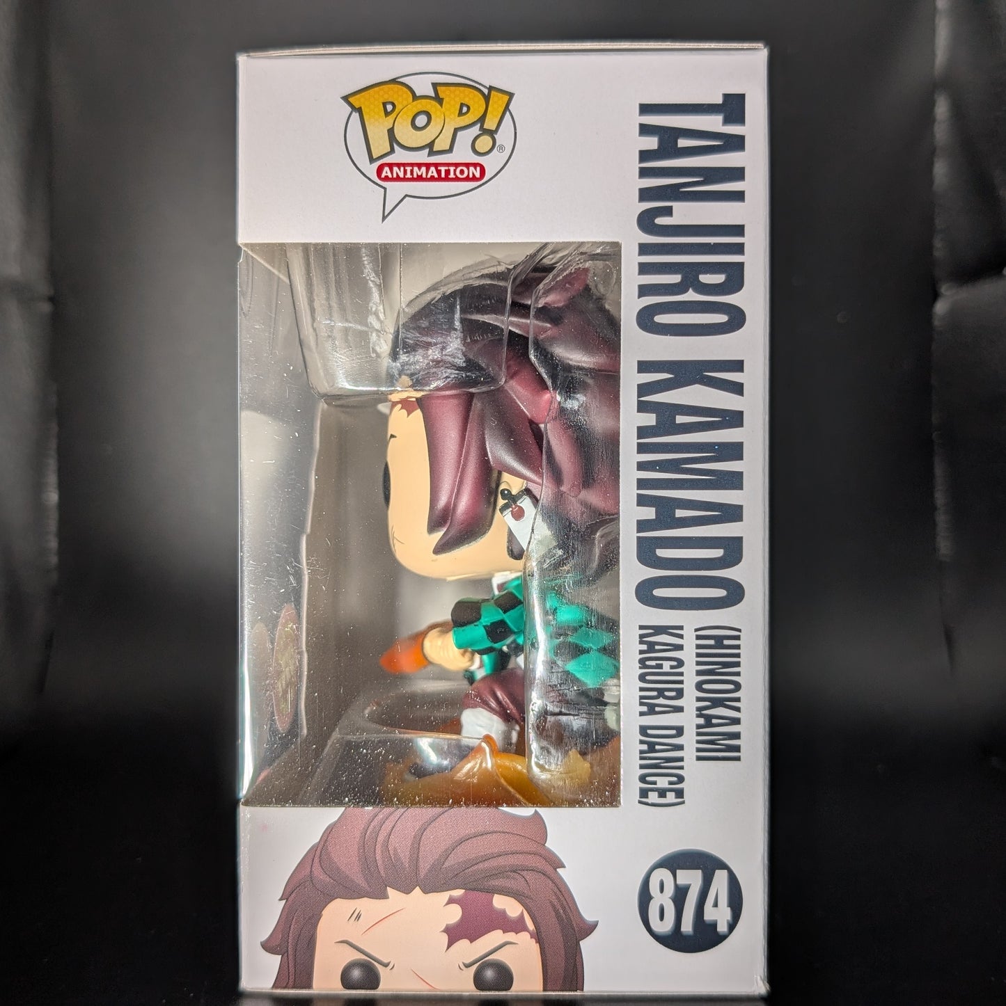 FUNKO POP! Vinyl Animation RARE Demon Slayer #874 Tanjiro Kamado (Hinokami Kagura Dance) (GITD) [Funko Special Edition | Chase] [VAULTED]