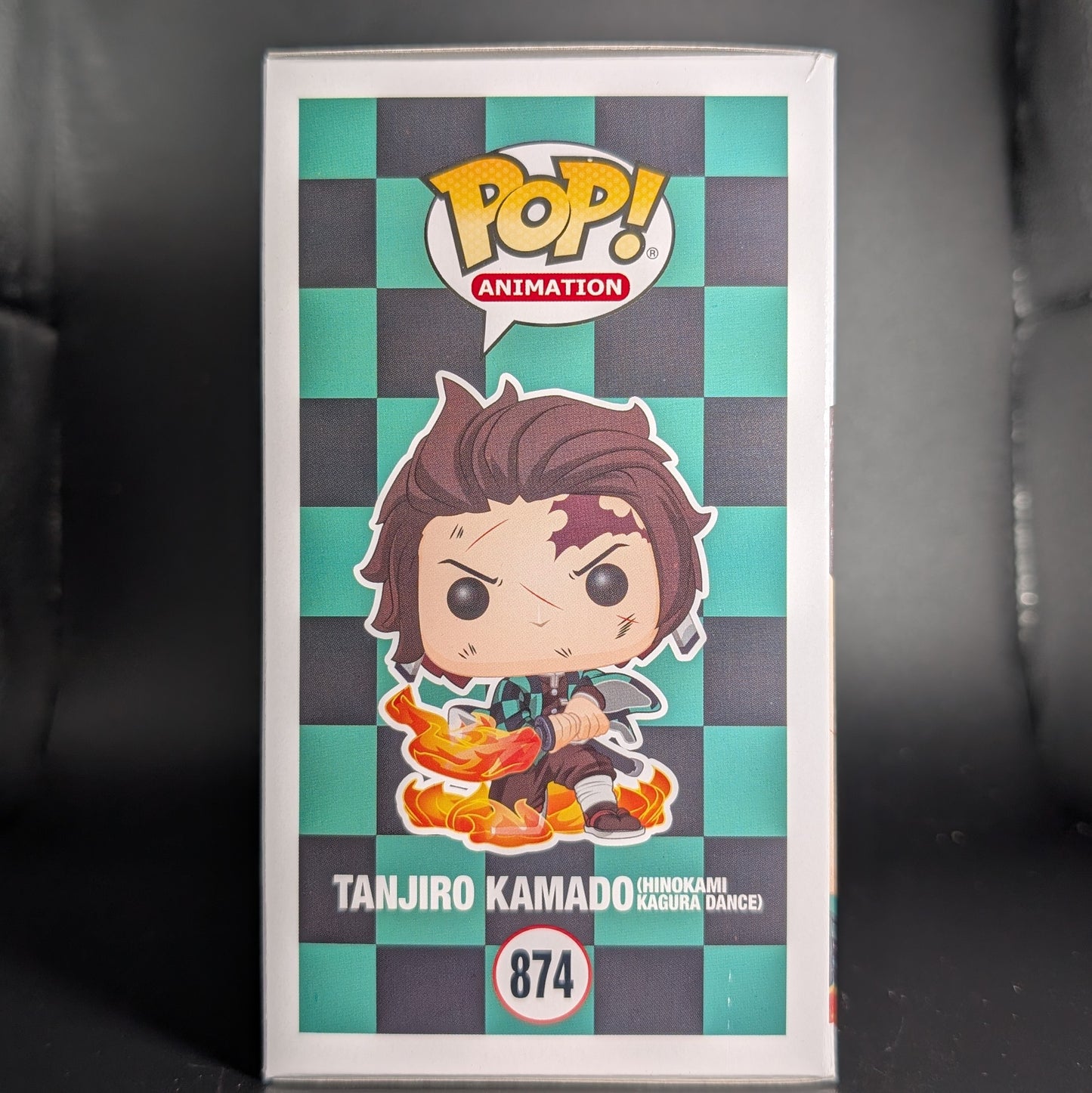 FUNKO POP! Vinyl Animation RARE Demon Slayer #874 Tanjiro Kamado (Hinokami Kagura Dance) (GITD) [Funko Special Edition | Chase] [VAULTED]