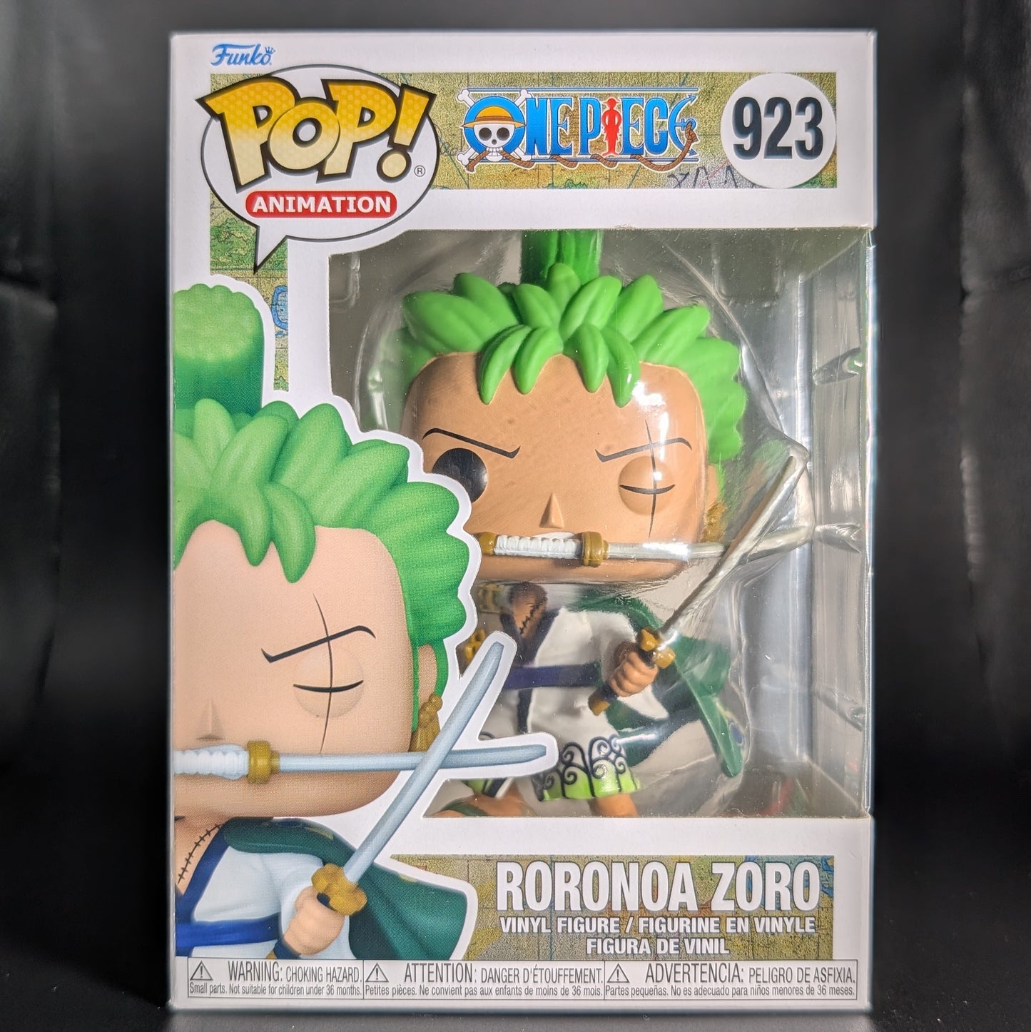 FUNKO POP! Vinyl Animation RARE One Piece #923 Roronoa Zoro (Swords) [VAULTED]