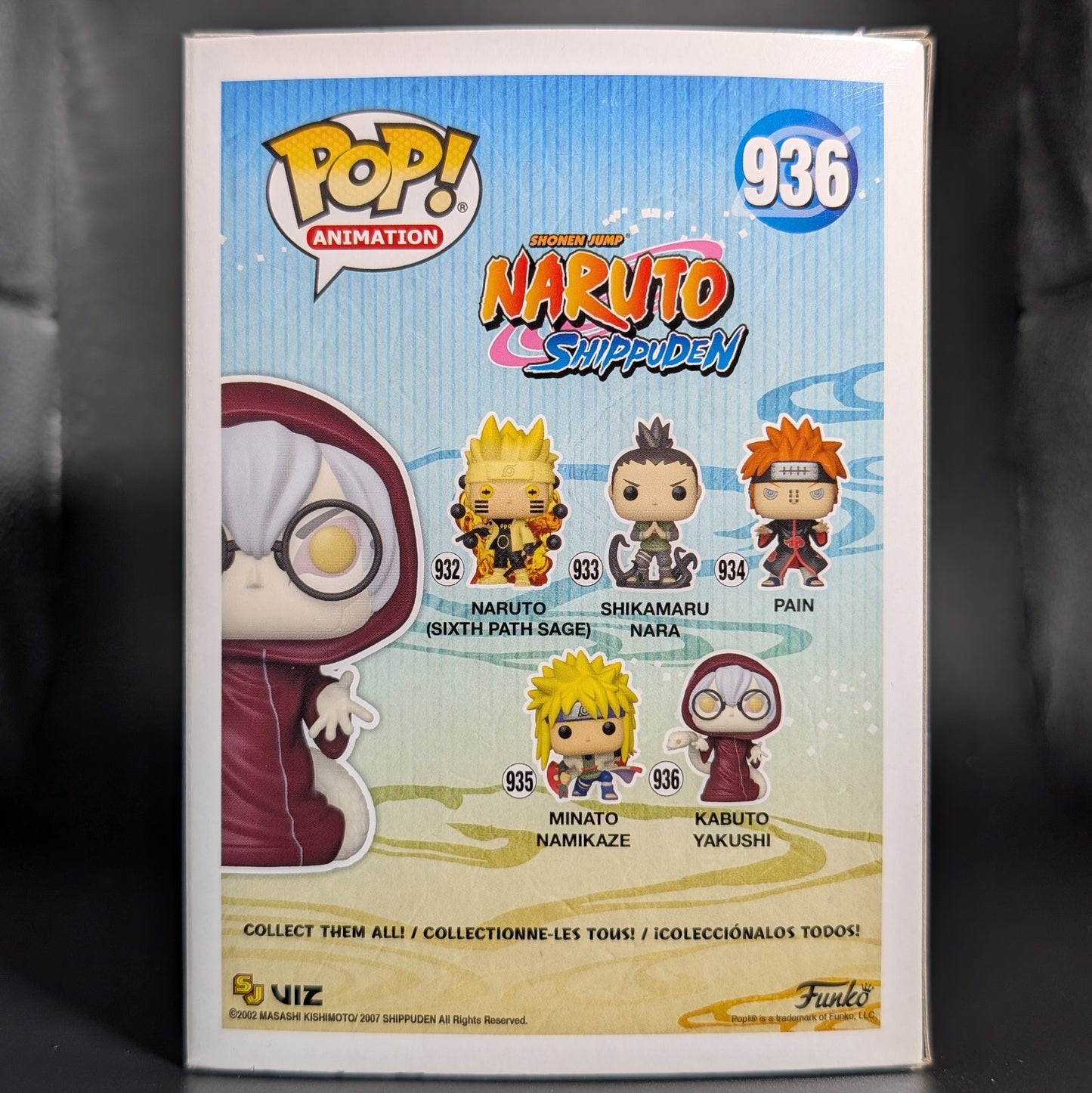 FUNKO POP! Vinyl Animation RARE Naruto Shippuden #936 Kabuto Yakushi [VAULTED]
