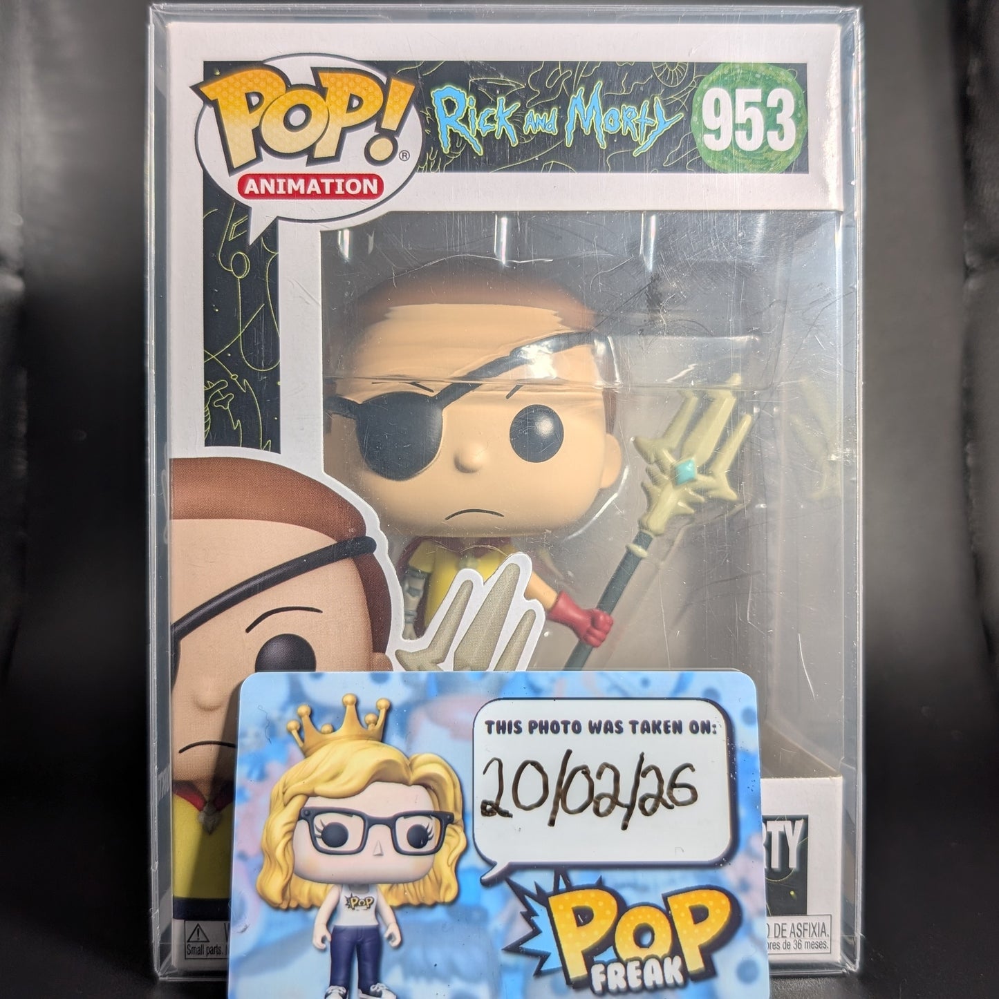 FUNKO POP! Vinyl Animation RARE Rick and Morty #953 Evil Morty (Scepter) [VAULTED]