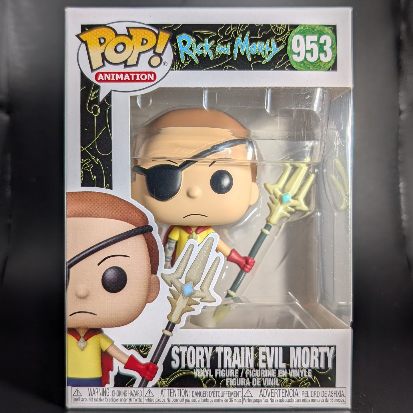FUNKO POP! Vinyl Animation RARE Rick and Morty #953 Evil Morty (Scepter) [VAULTED]