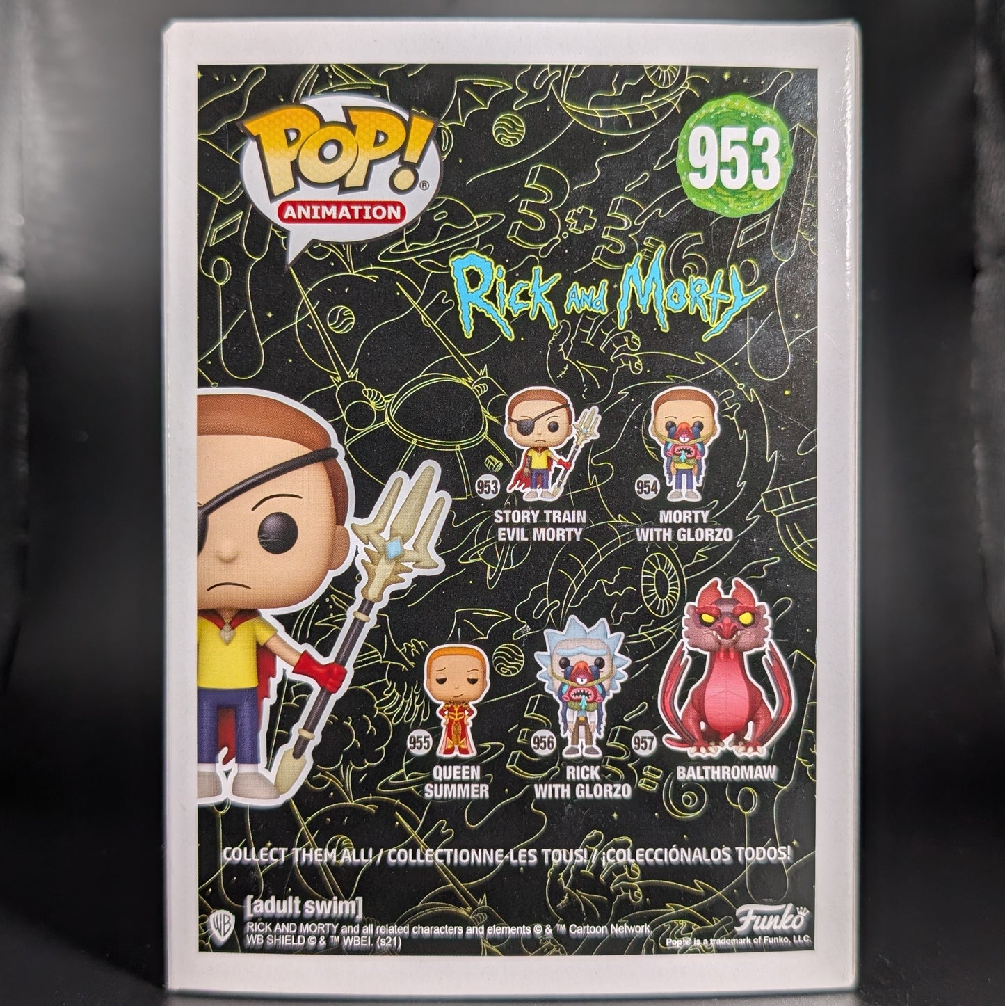 FUNKO POP! Vinyl Animation RARE Rick and Morty #953 Evil Morty (Scepter) [VAULTED]