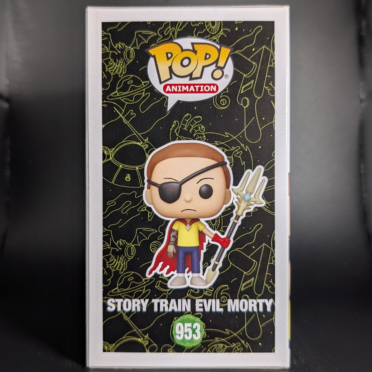FUNKO POP! Vinyl Animation RARE Rick and Morty #953 Evil Morty (Scepter) [VAULTED]