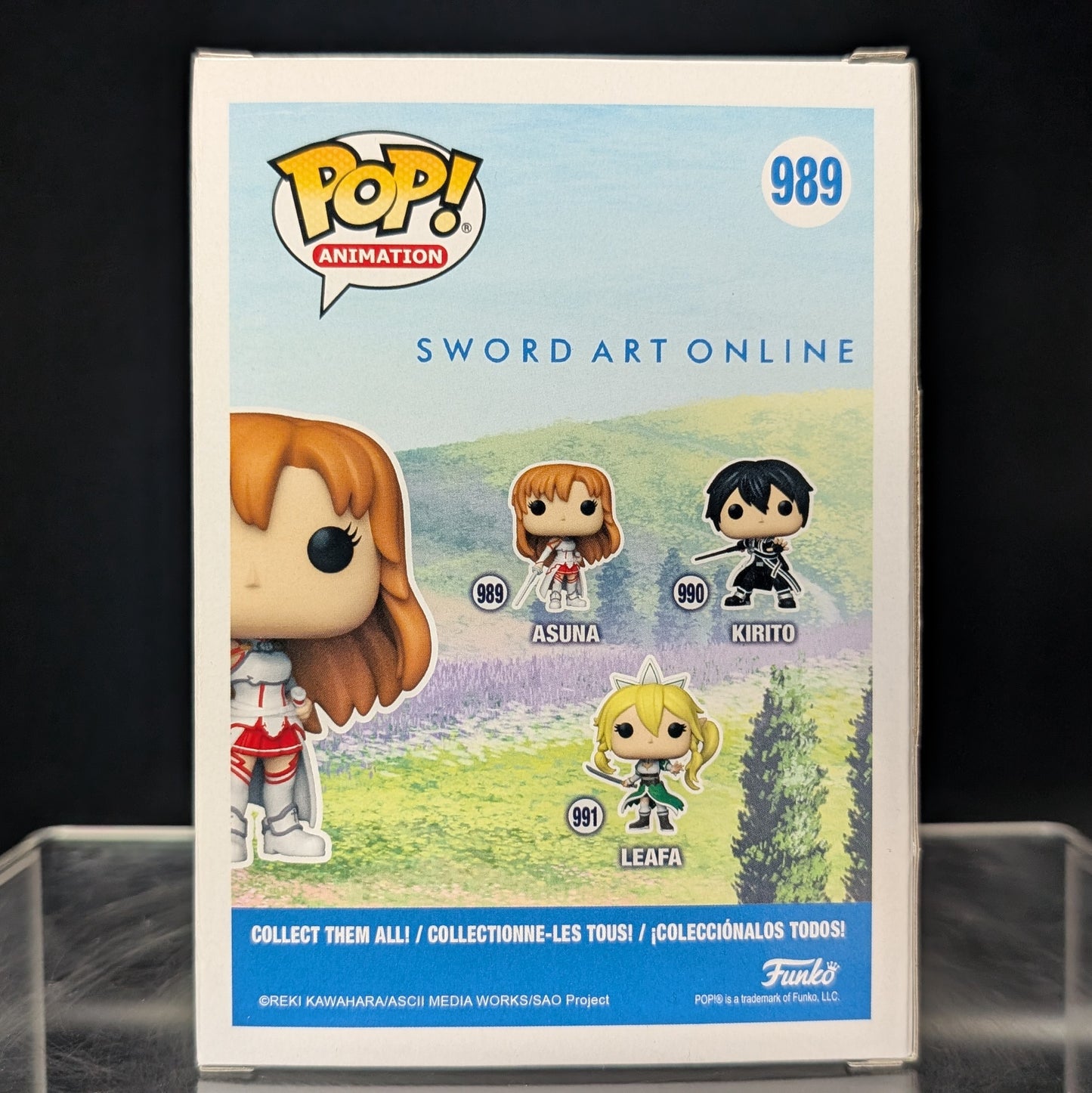 FUNKO POP! Vinyl Animation RARE Sword Art Online #989 Asuna Yuuki (2021) [VAULTED]