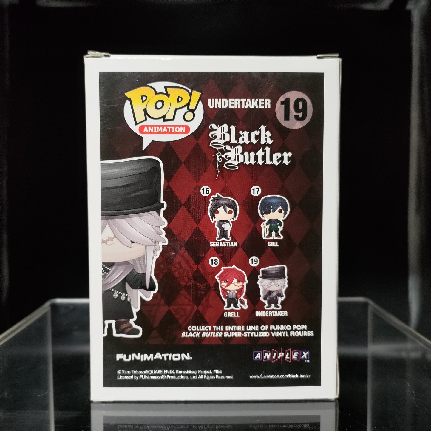 FUNKO POP! Vinyl Animation RARE Black Butler #19 Undertaker [VAULTED]