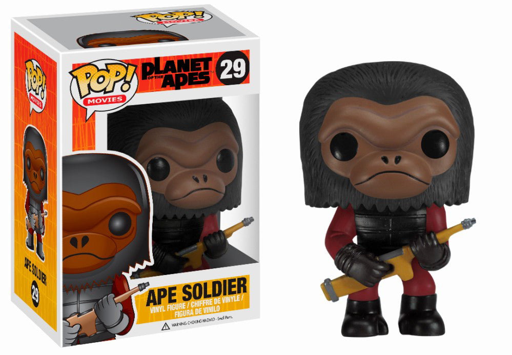 FUNKO POP! Vinyl Movies RARE Planet of the Apes #29 Ape Soldier [VAULTED]