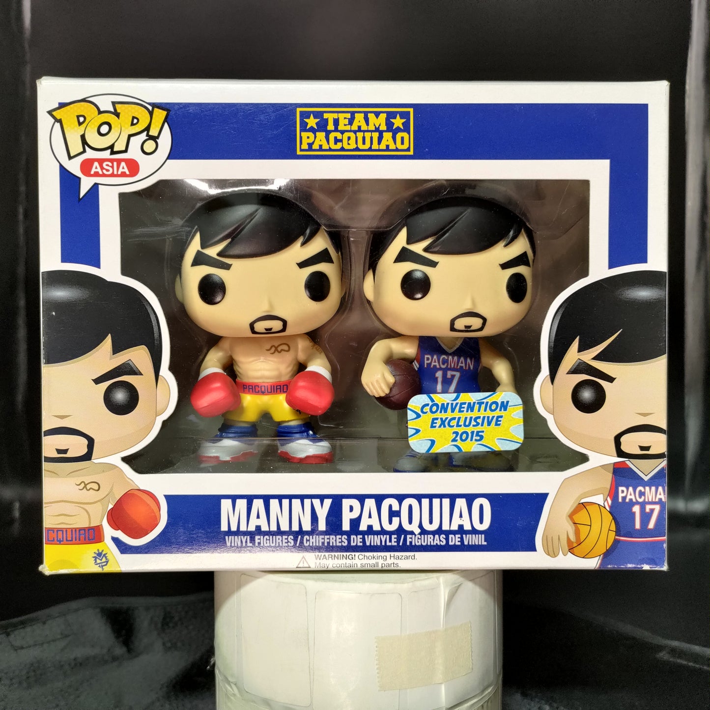 FUNKO POP! Vinyl Asia RARE Manny Pacquiao (Boxer & Coach/Player) [ToyCon | MINDstyle] [VAULTED]