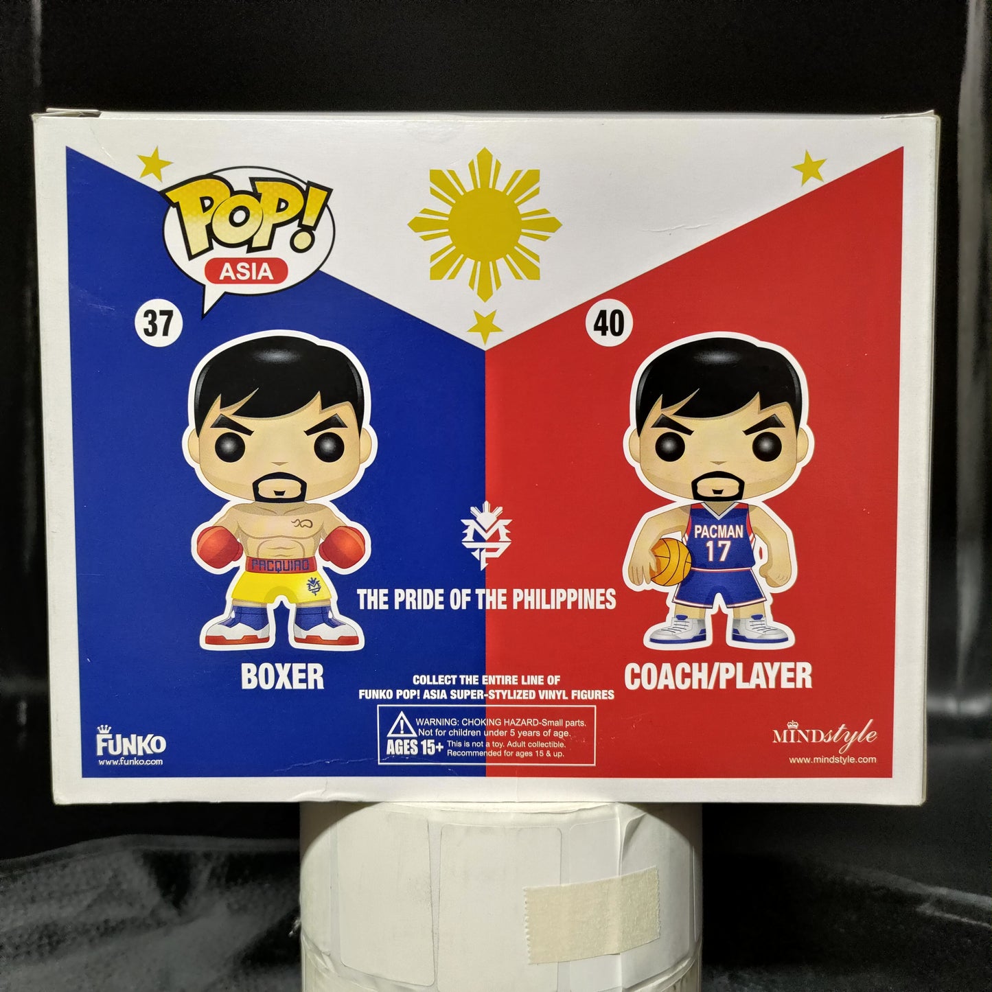 FUNKO POP! Vinyl Asia RARE Manny Pacquiao (Boxer & Coach/Player) [ToyCon | MINDstyle] [VAULTED]