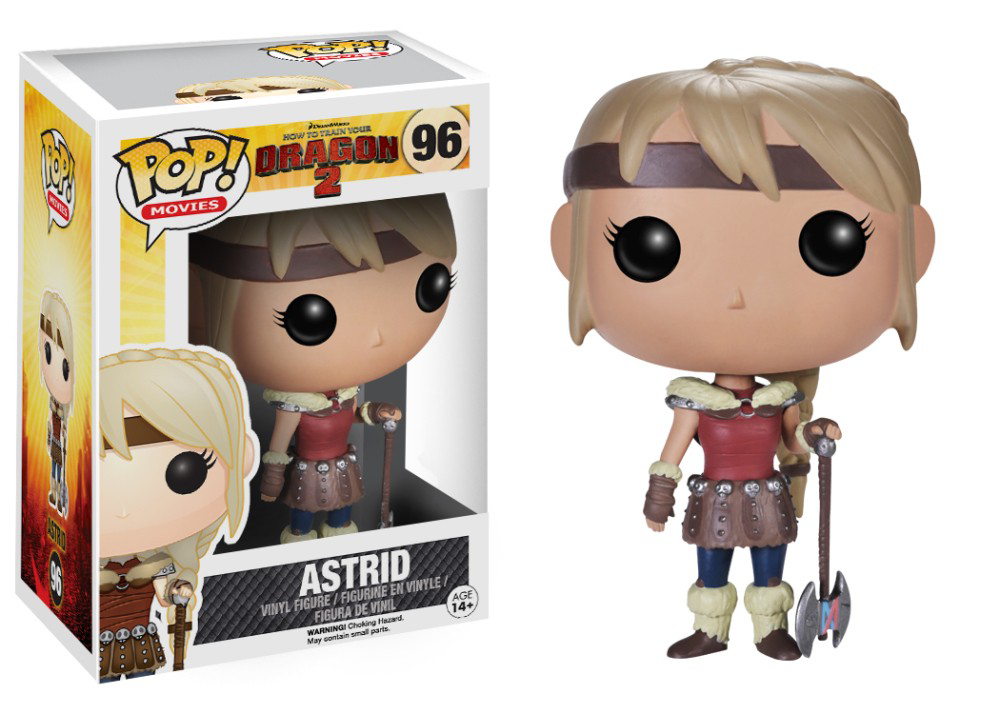 FUNKO POP! Vinyl Movies RARE How To Train Your Dragon 2 #96 Astrid [VAULTED]