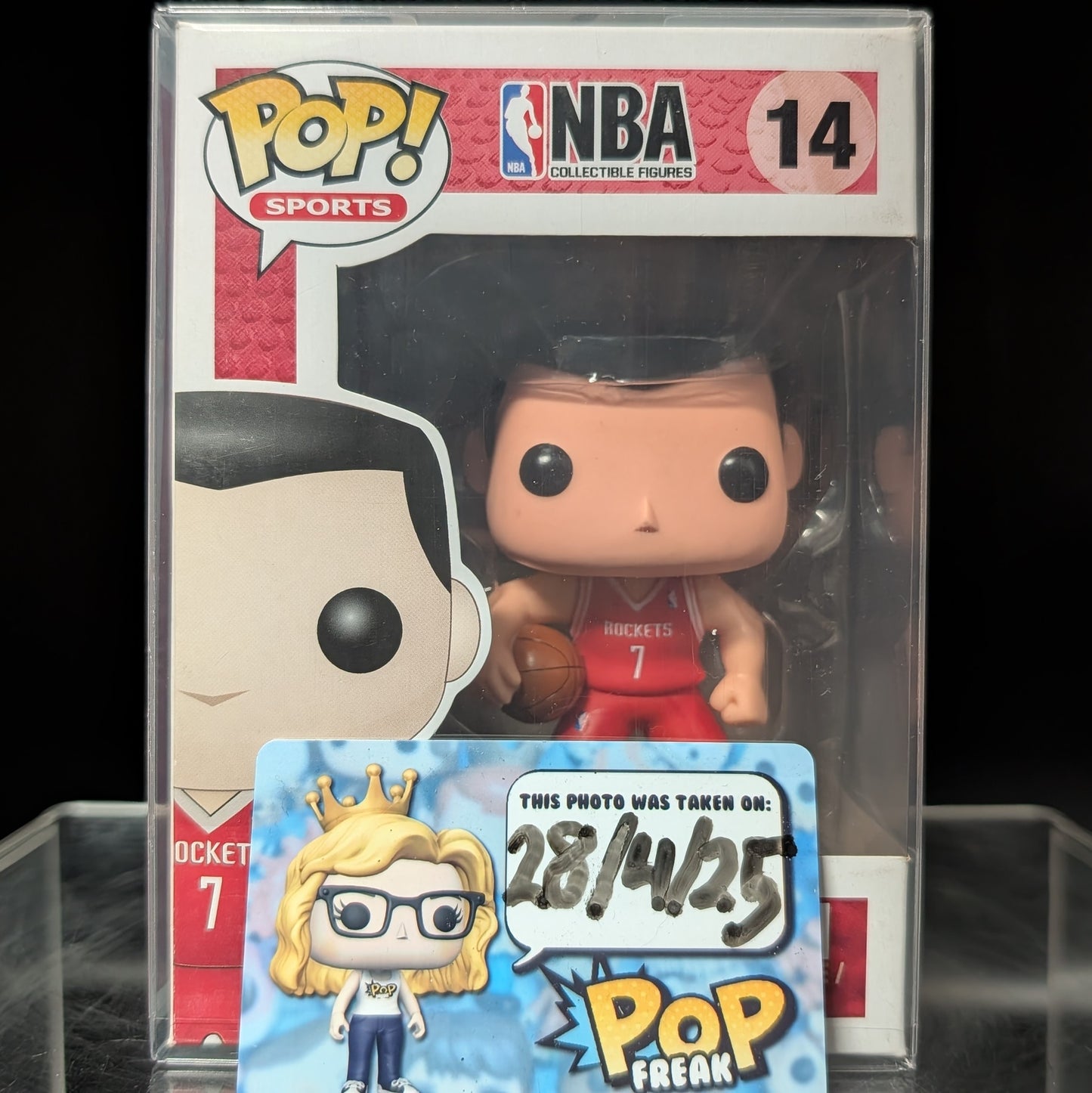 FUNKO POP! Vinyl Sports RARE NBA #14 Jeremy Lin Houston Rockets [VAULTED]