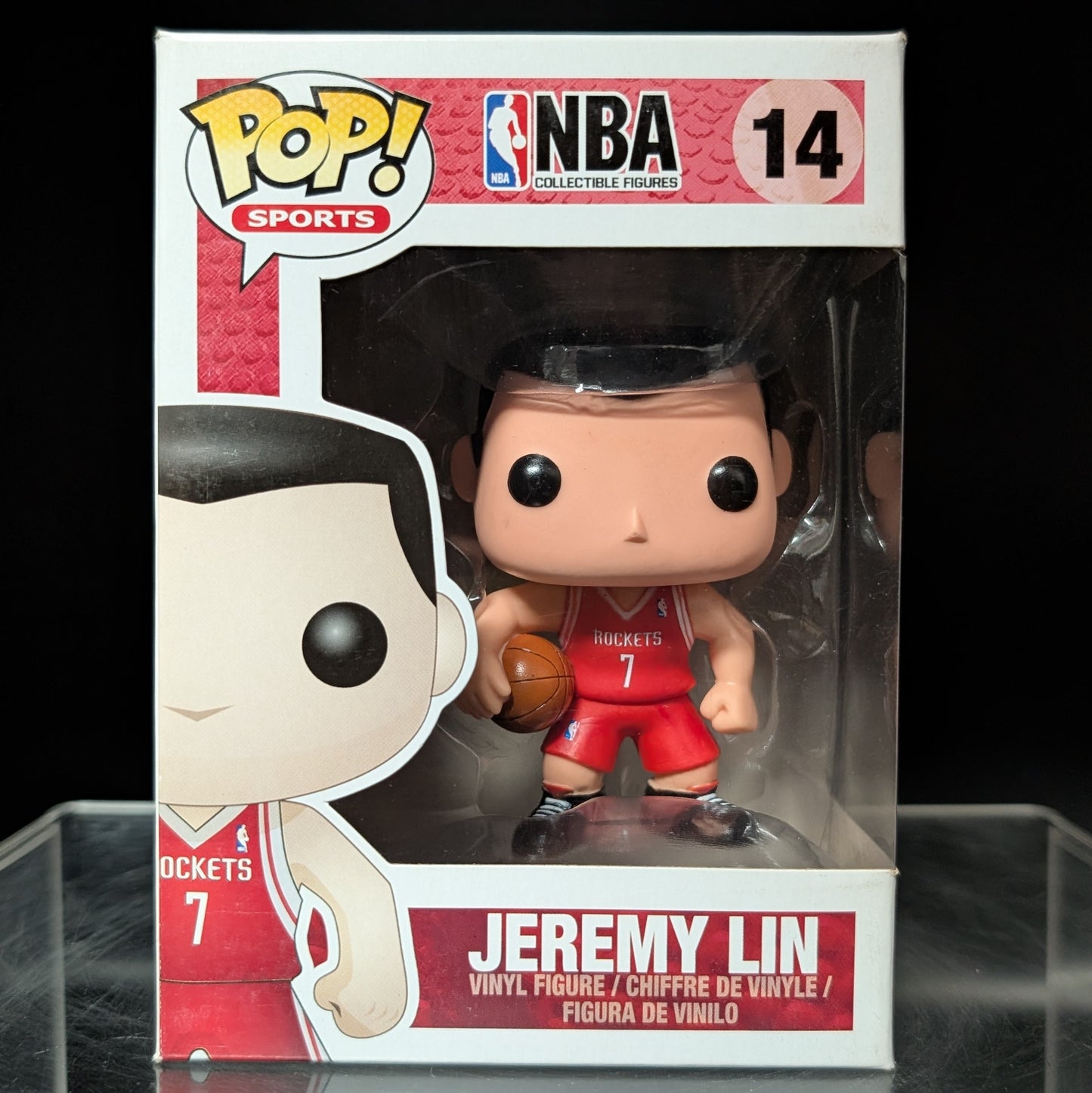 FUNKO POP! Vinyl Sports RARE NBA #14 Jeremy Lin Houston Rockets [VAULTED]