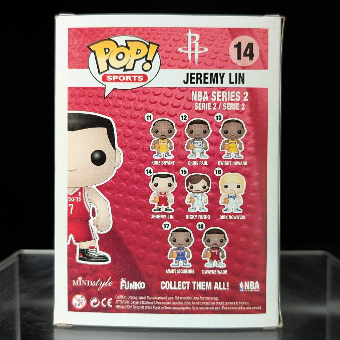 FUNKO POP! Vinyl Sports RARE NBA #14 Jeremy Lin Houston Rockets [VAULTED]