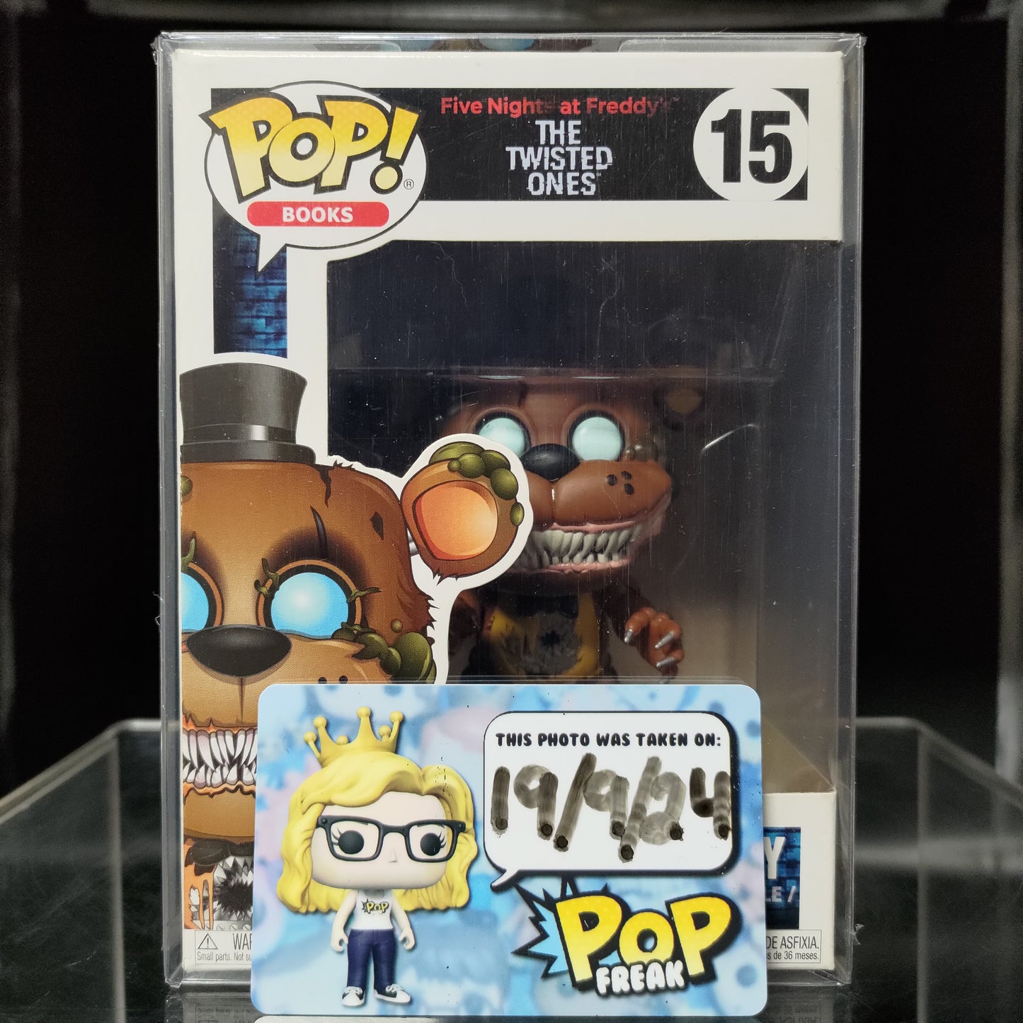 FUNKO POP! Vinyl Books RARE FNAF: The Twisted Ones #15 Twisted Freddy [VAULTED]