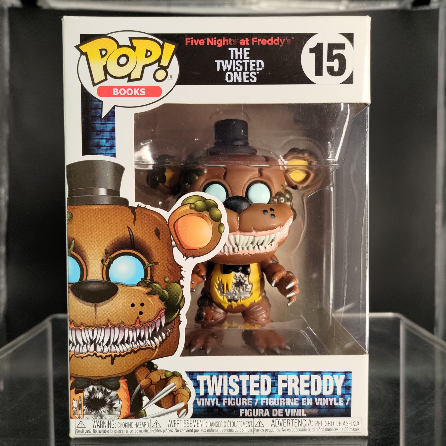 FUNKO POP! Vinyl Books RARE FNAF: The Twisted Ones #15 Twisted Freddy [VAULTED]