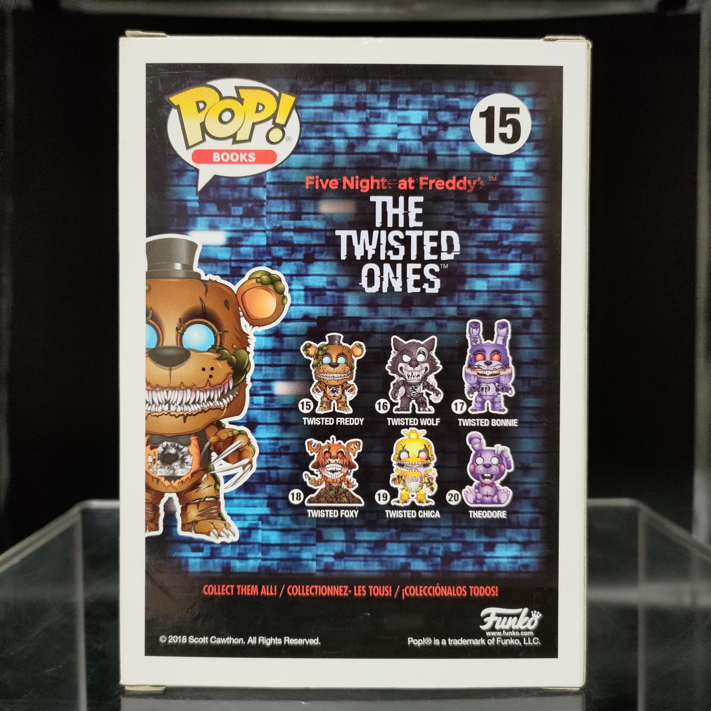 FUNKO POP! Vinyl Books RARE FNAF: The Twisted Ones #15 Twisted Freddy [VAULTED]