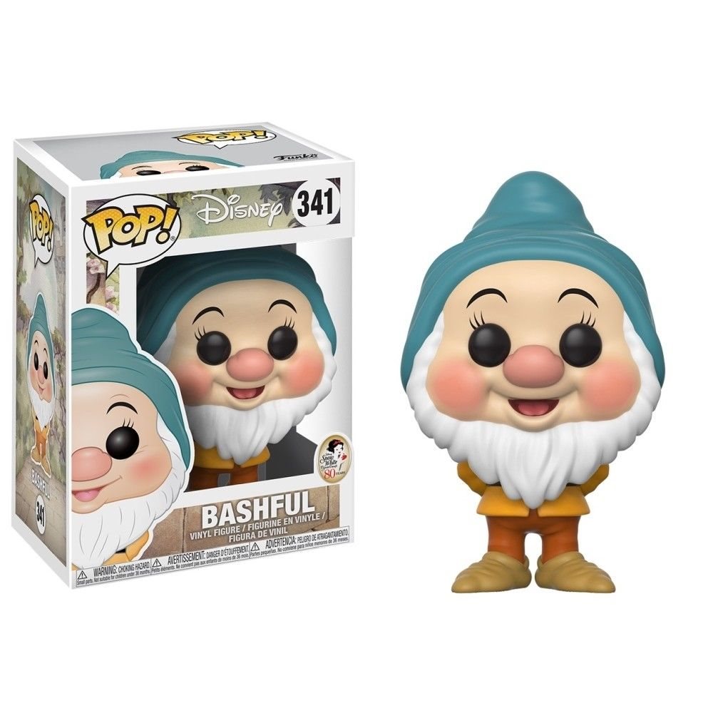 FUNKO POP! Vinyl Disney RARE Snow White & The Seven Dwarfs #341 Bashful [VAULTED]